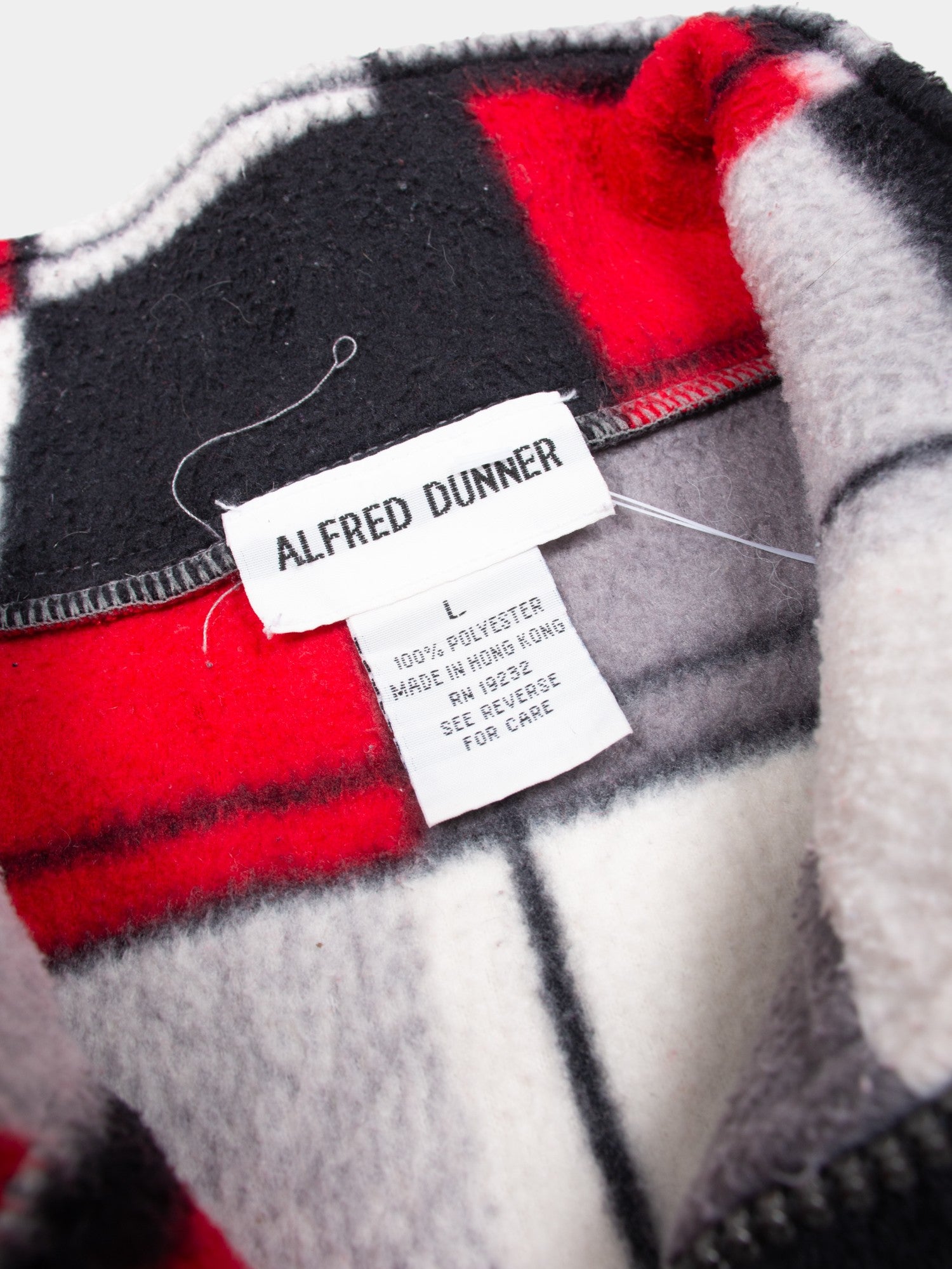 80s Alfred Dunner Abstract Fleece Jacket L - The Thrift