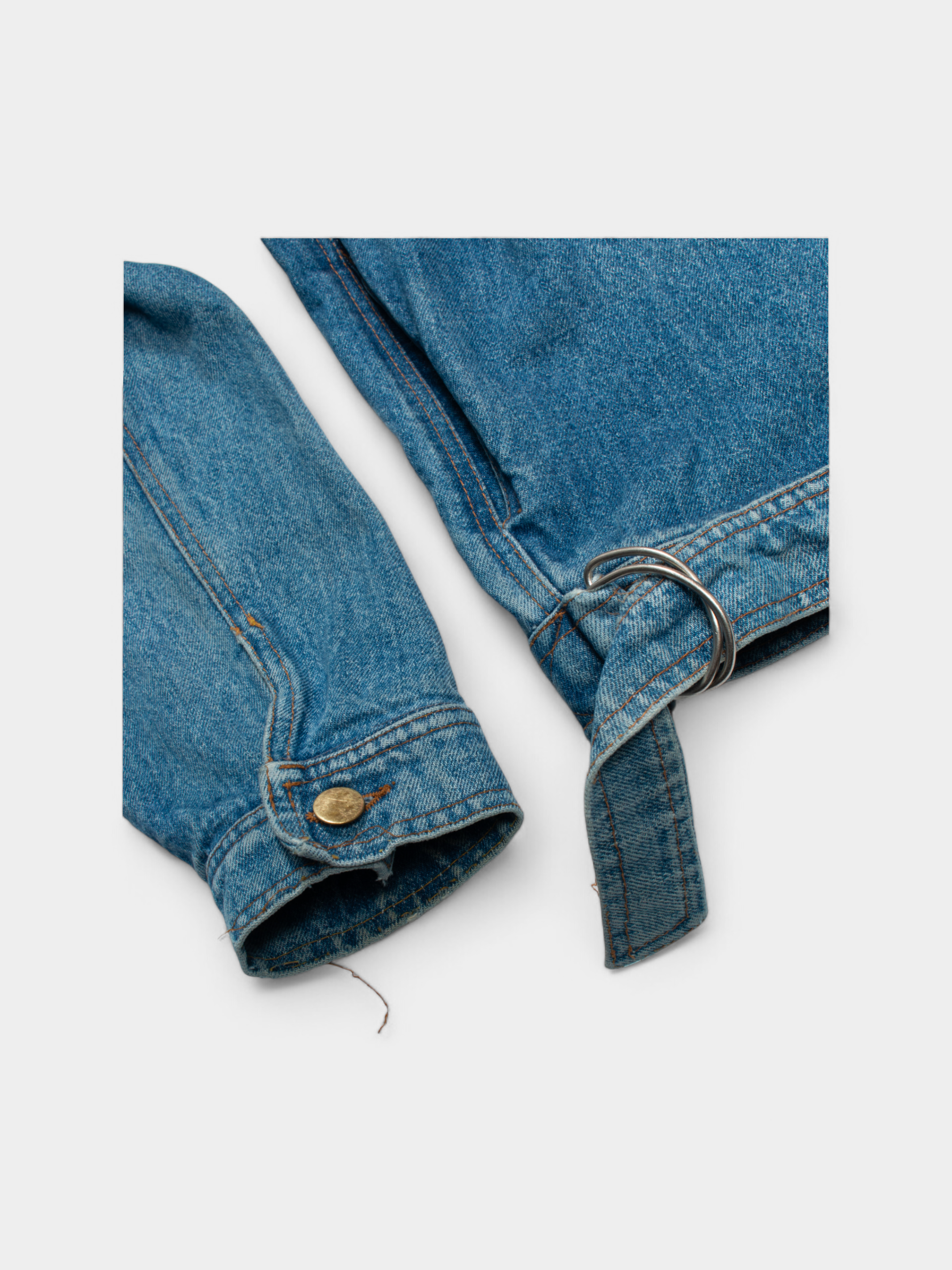 80s Vintage Trucker Denim Jacket S - The Thrift