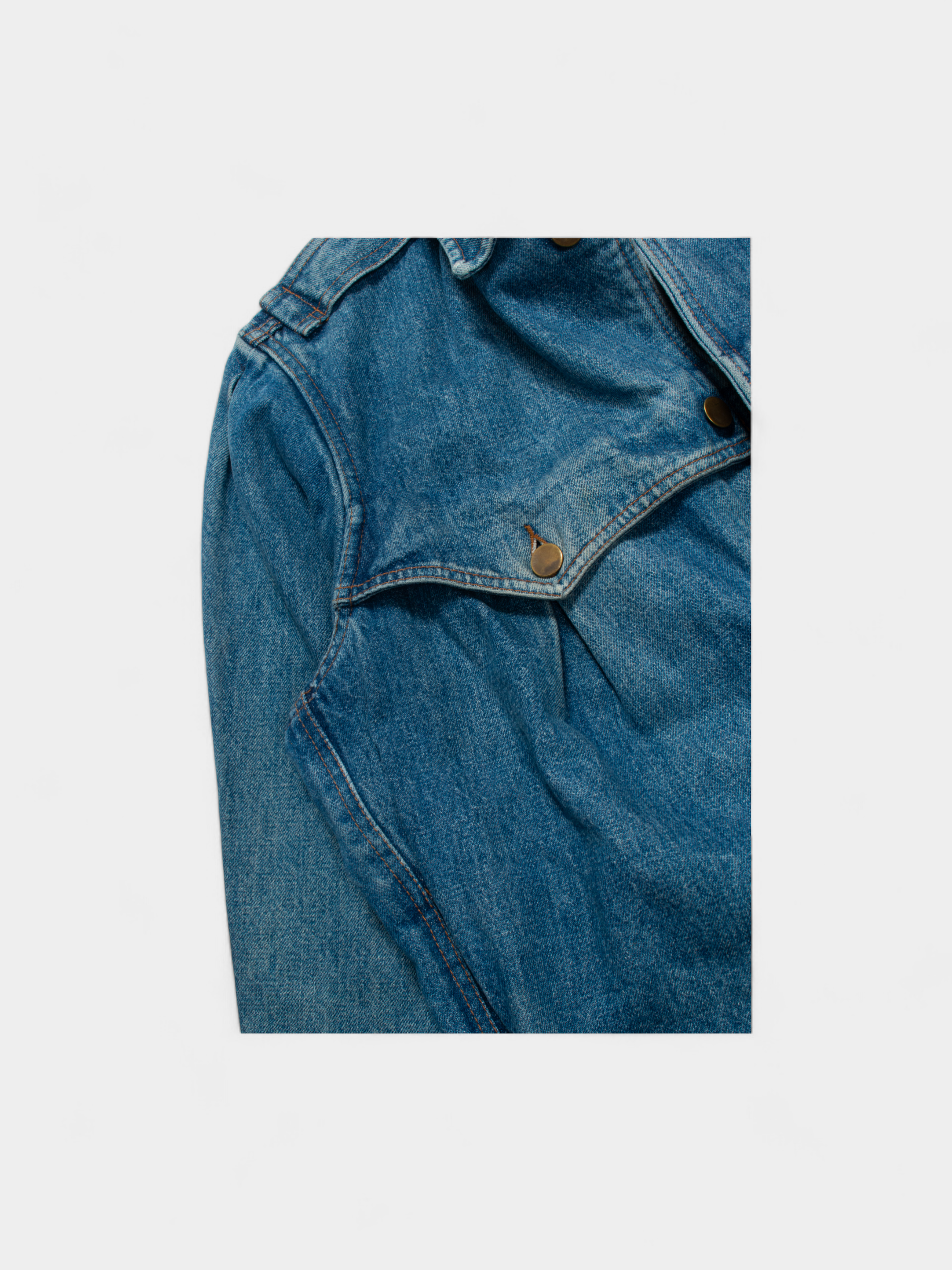 80s Vintage Trucker Denim Jacket S - The Thrift
