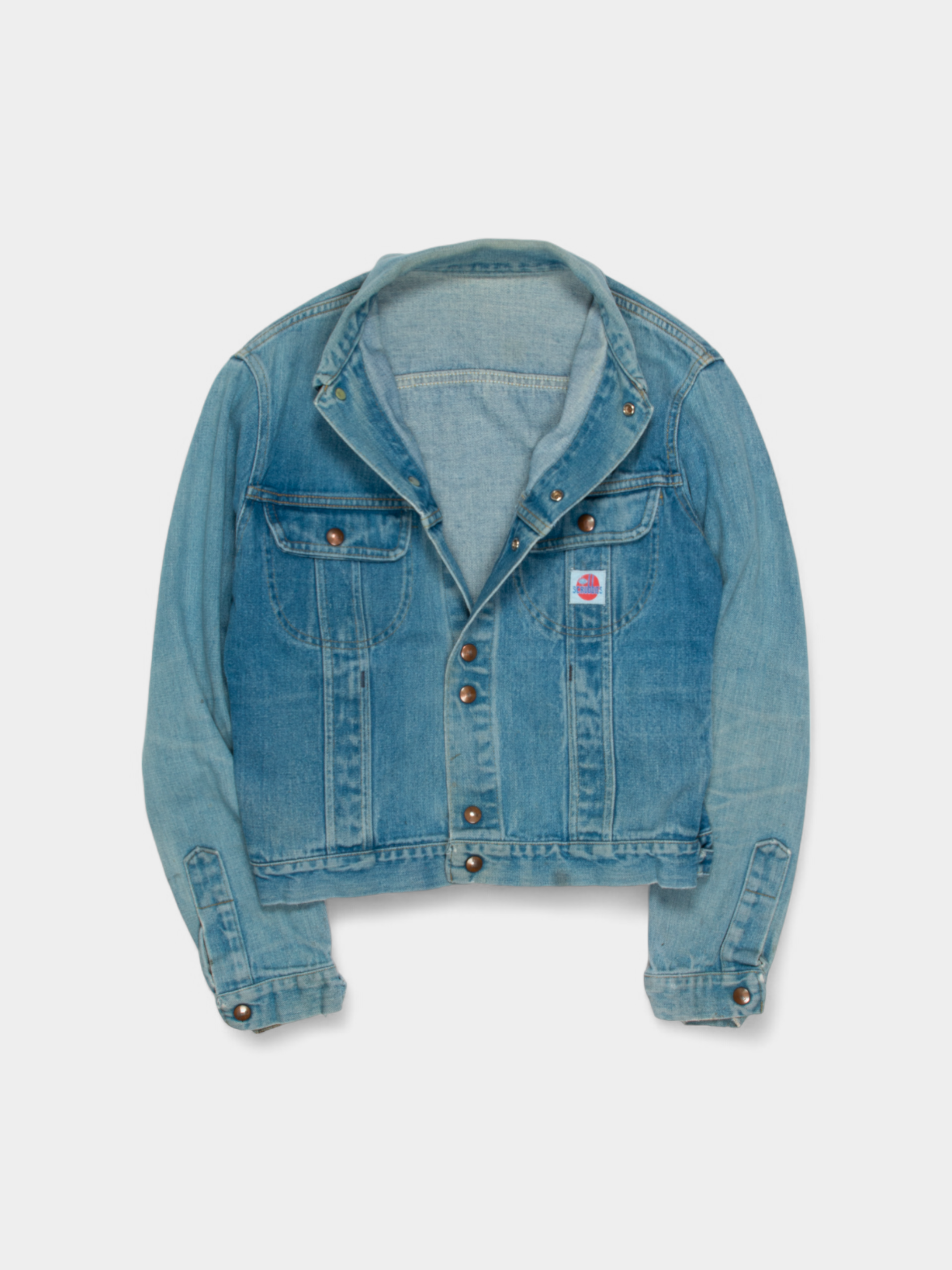 80s Scrubbies Vintage Trucker Denim Jacket S - The Thrift