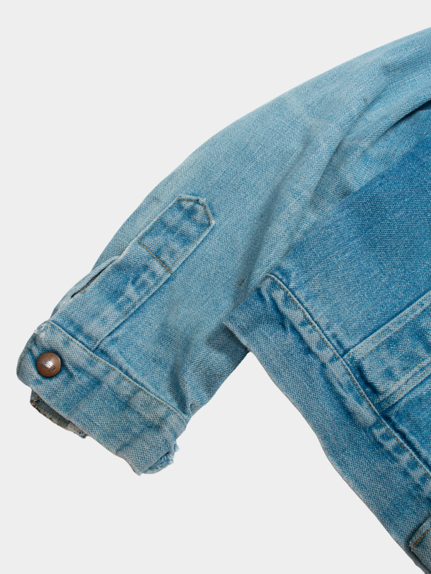 80s Scrubbies Vintage Trucker Denim Jacket S - The Thrift