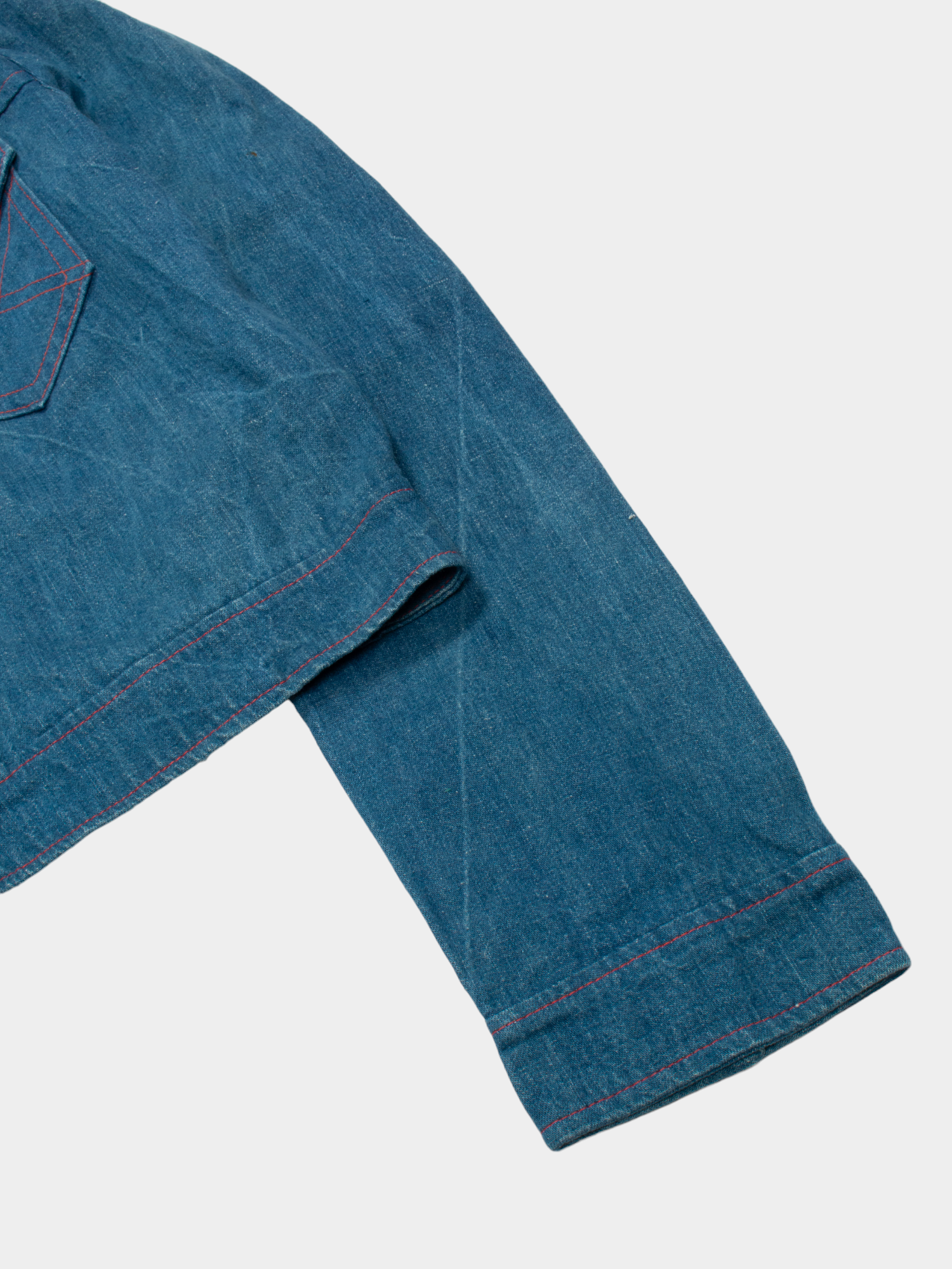 70s Charley Mood Cropped Vintage Denim Jacket S - The Thrift