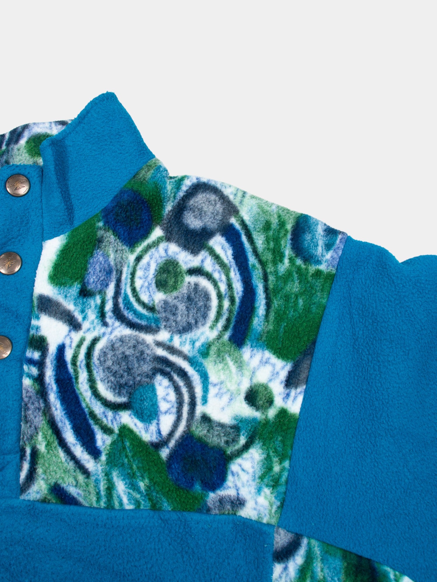 80s Campagnolo Abstract Fleece Jacket XL - The Thrift