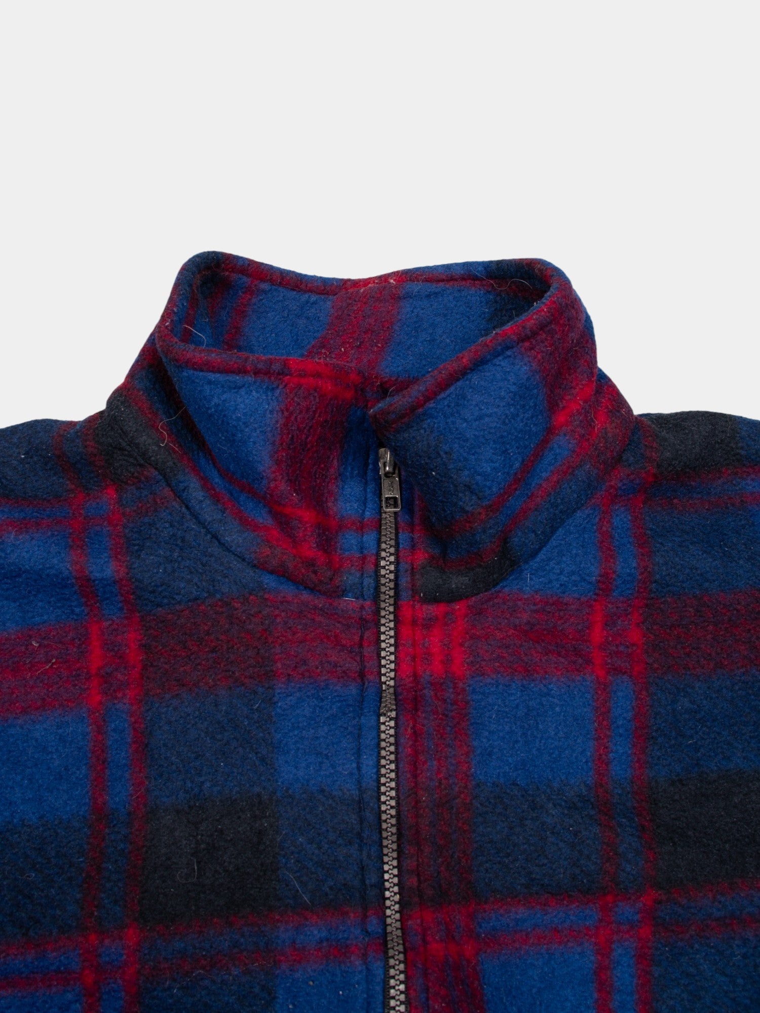 80s Vintage Abstract Fleece Jacket XXL - The Thrift