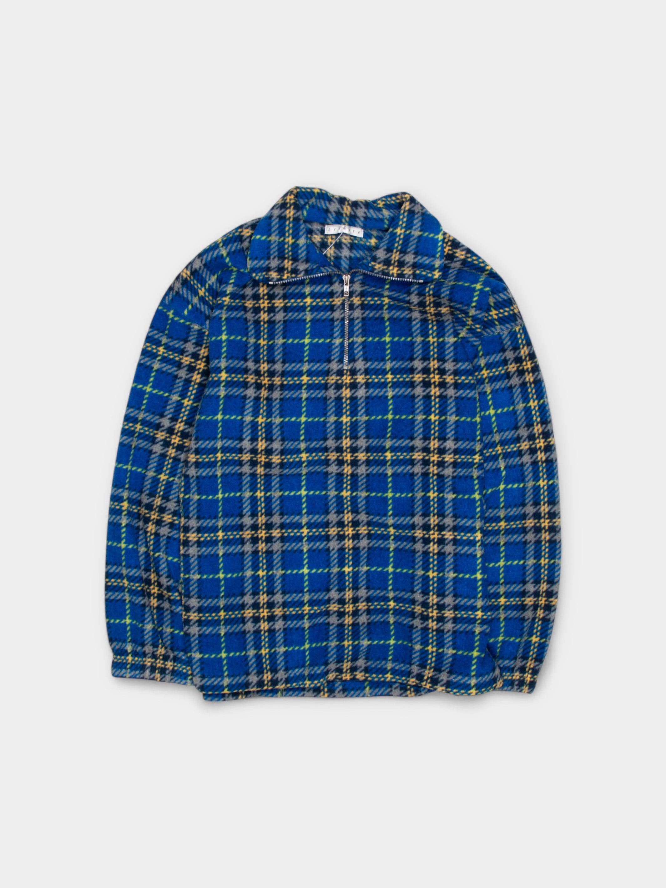 80s Vintage Abstract Fleece Jacket L - The Thrift