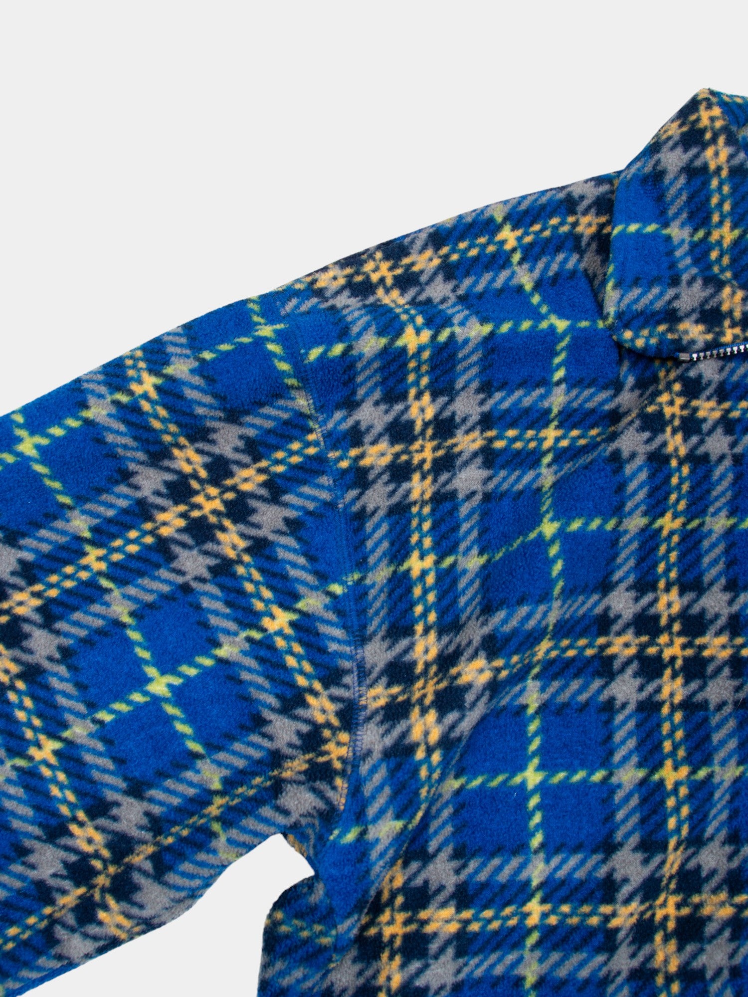 80s Vintage Abstract Fleece Jacket L - The Thrift