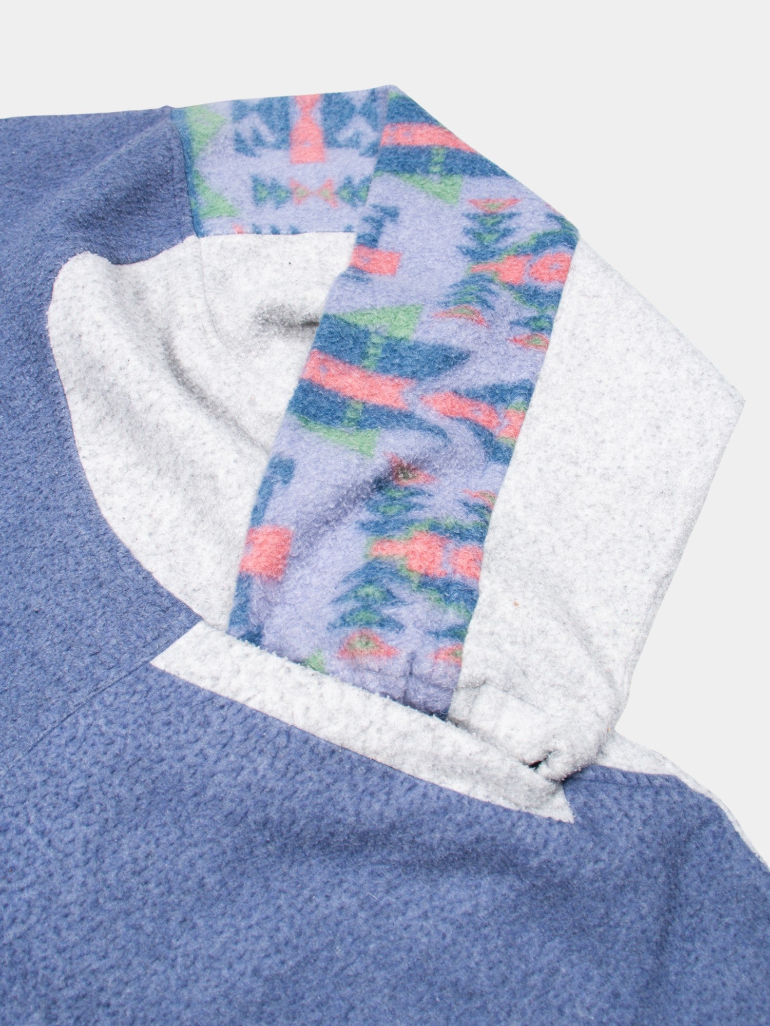 80s Vintage Abstract Fleece Jacket L - The Thrift