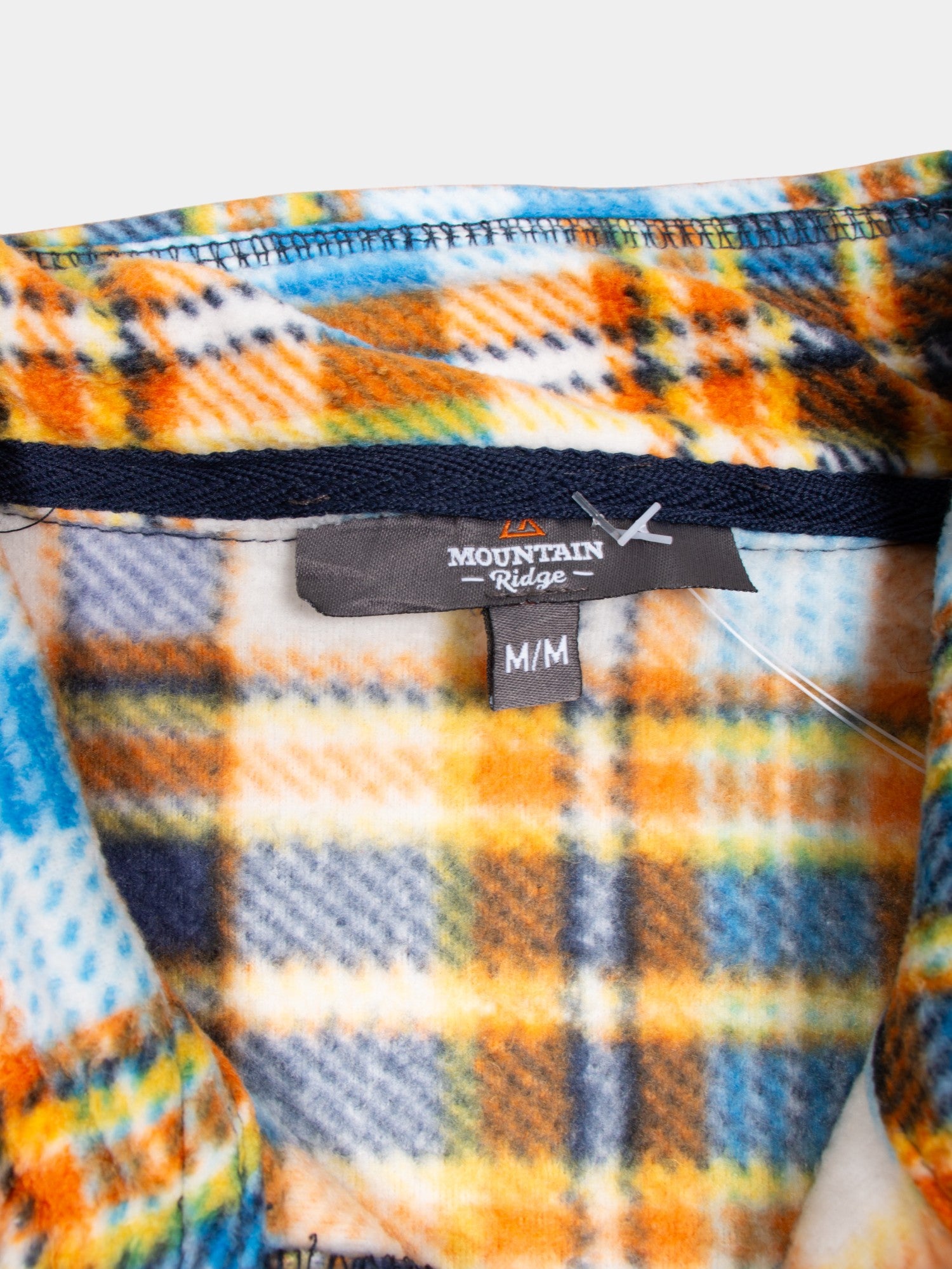 80s Vintage Abstract Fleece Jacket M - The Thrift