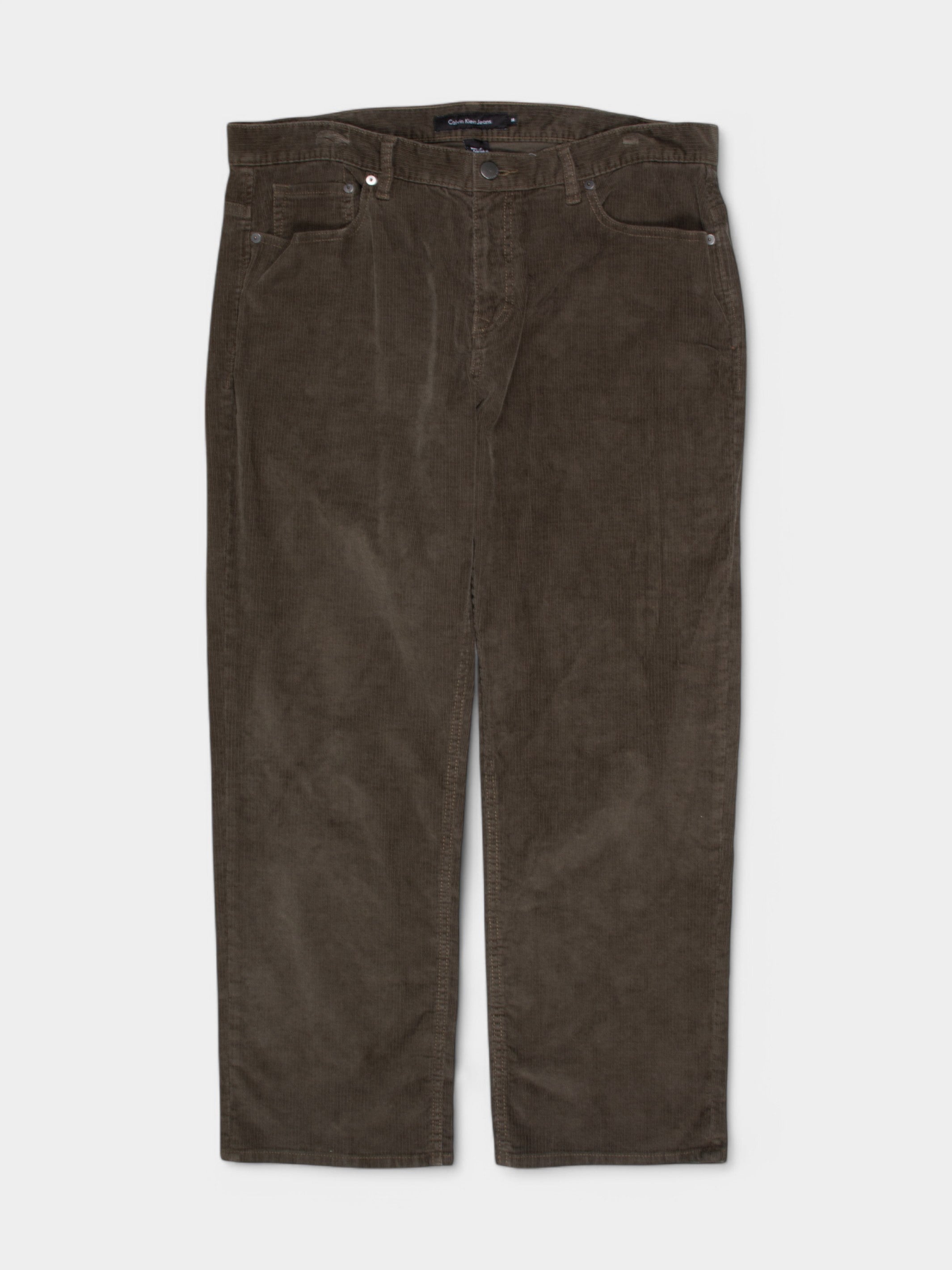 90s Calvin Klein Corduroy Trousers 38" - The Thrift
