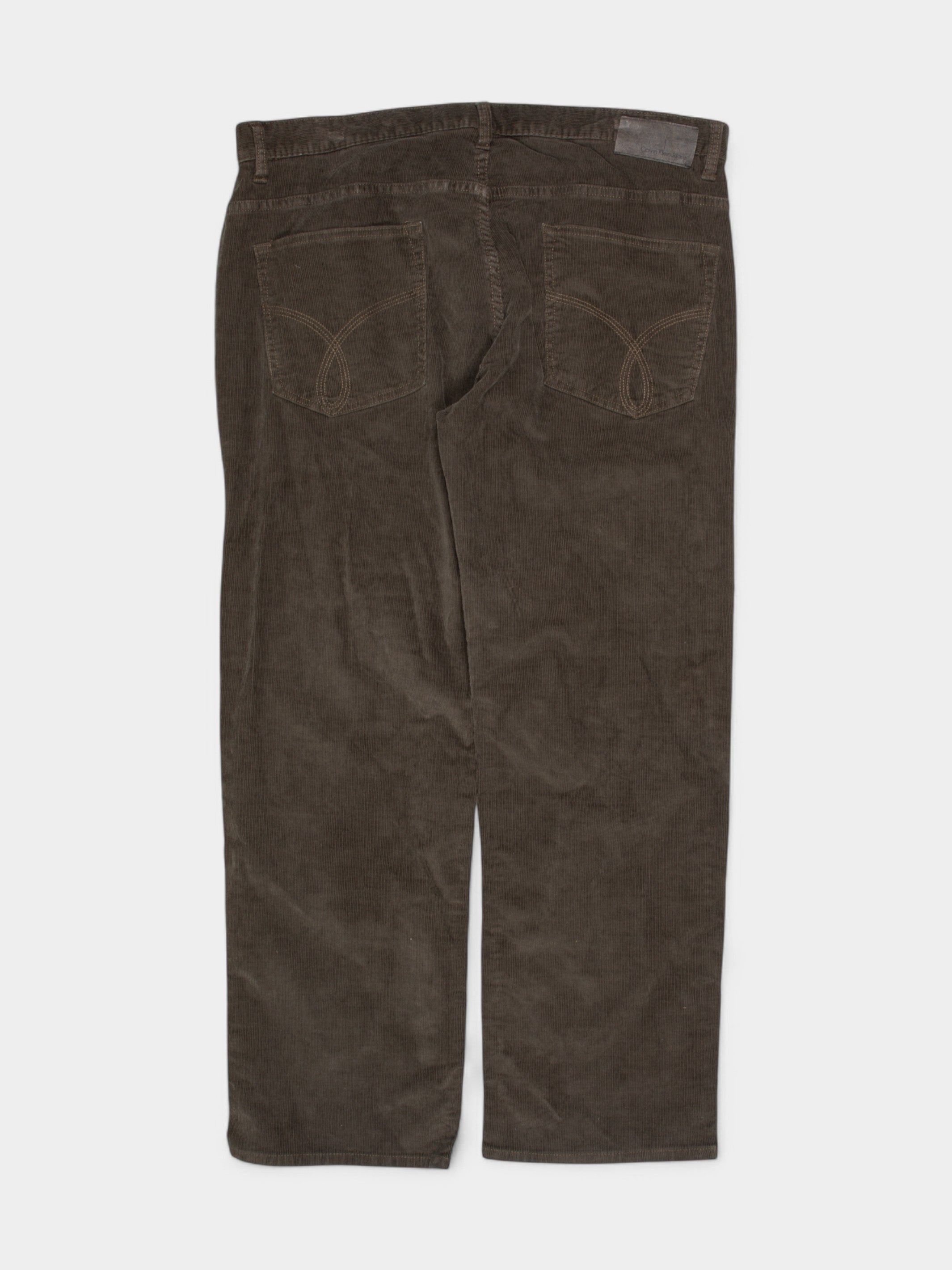 90s Calvin Klein Corduroy Trousers 38" - The Thrift