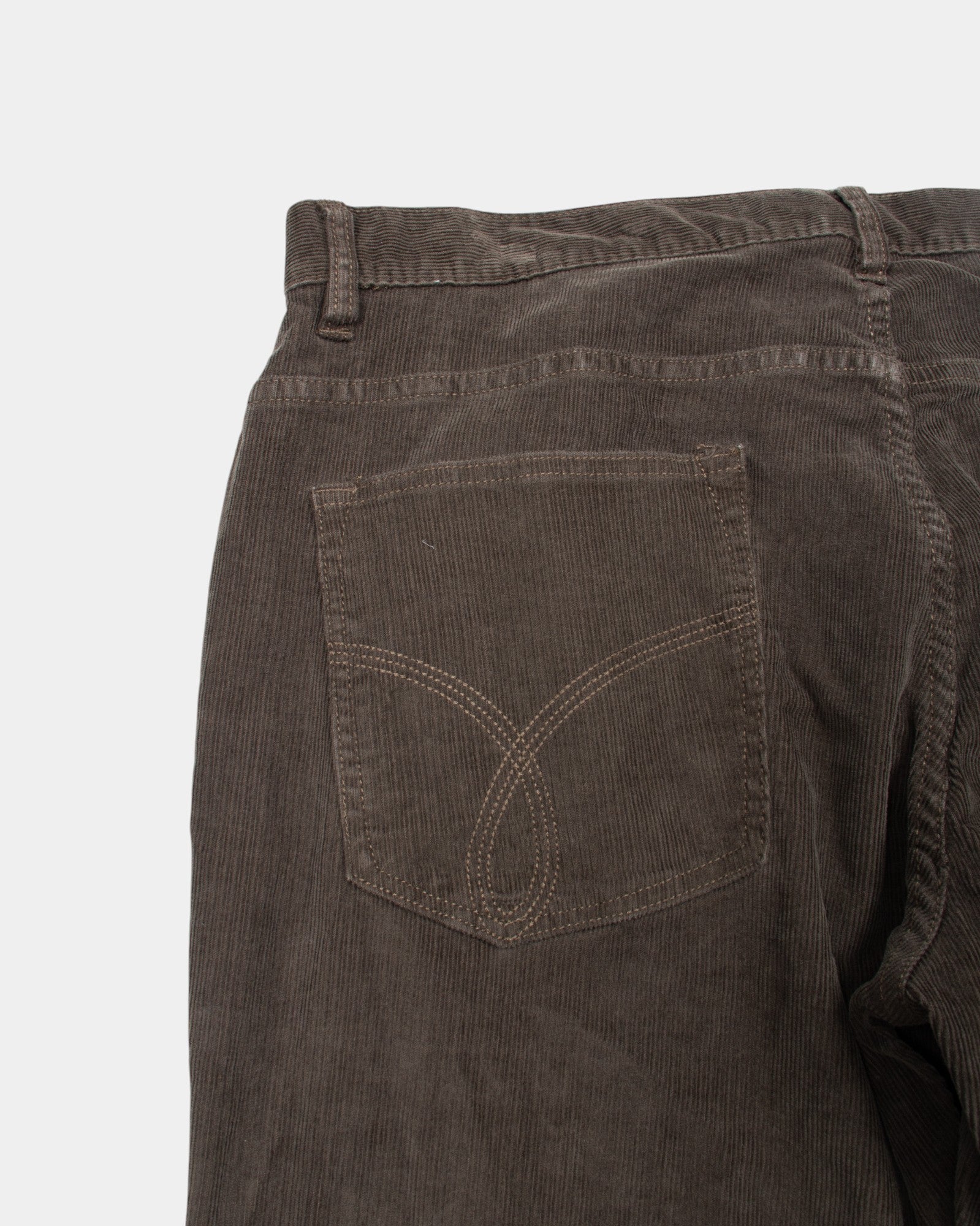 90s Calvin Klein Corduroy Trousers 38" - The Thrift