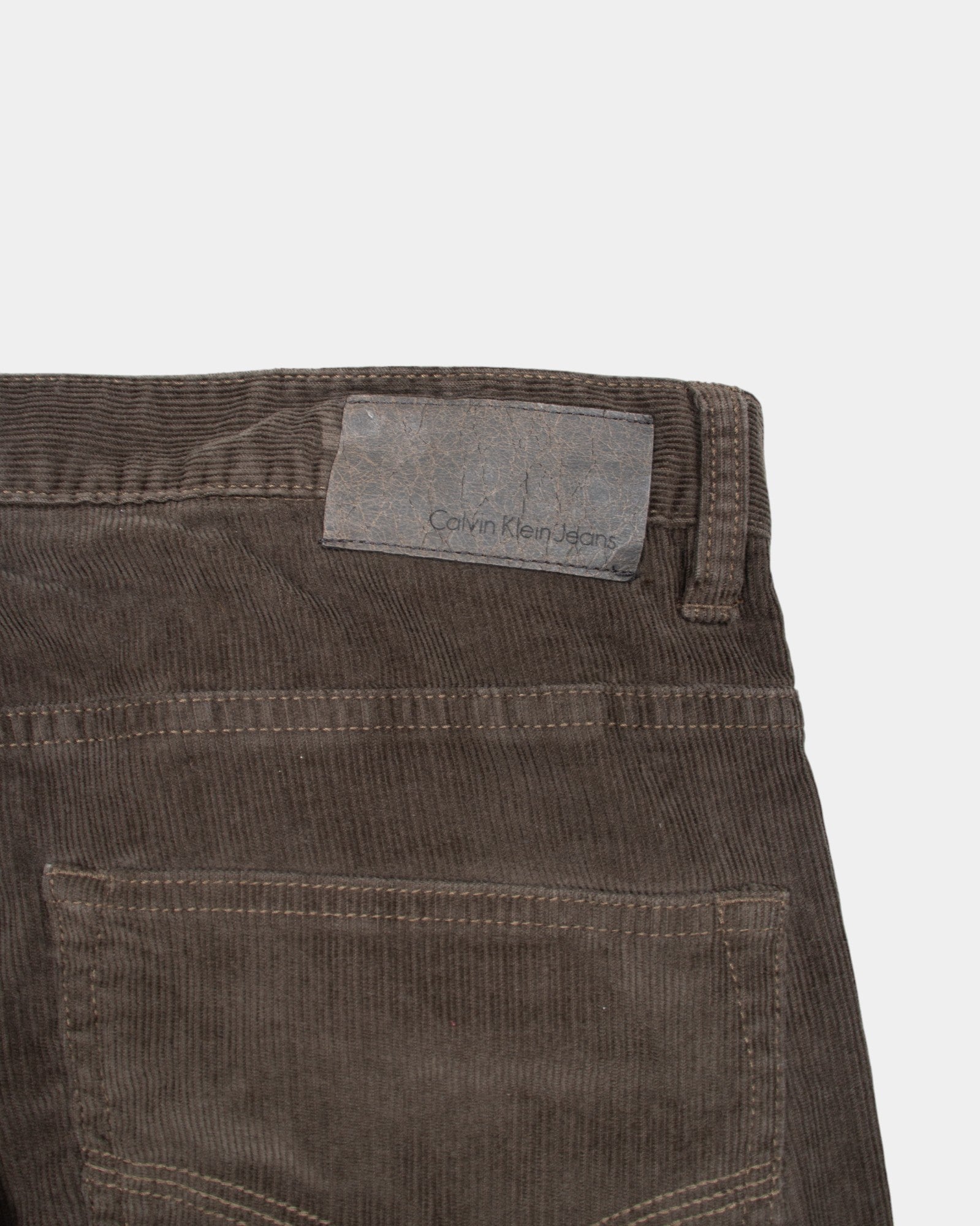 90s Calvin Klein Corduroy Trousers 38" - The Thrift