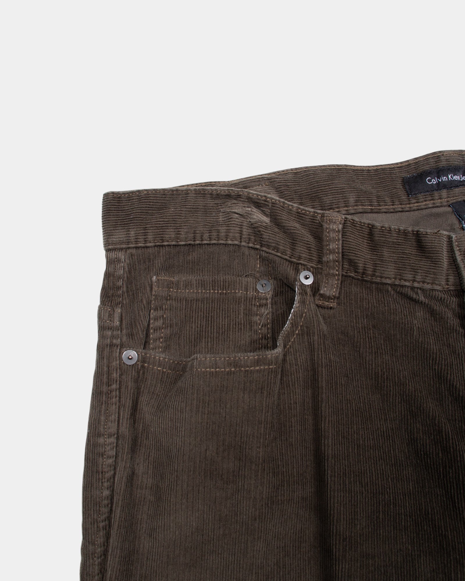 90s Calvin Klein Corduroy Trousers 38" - The Thrift