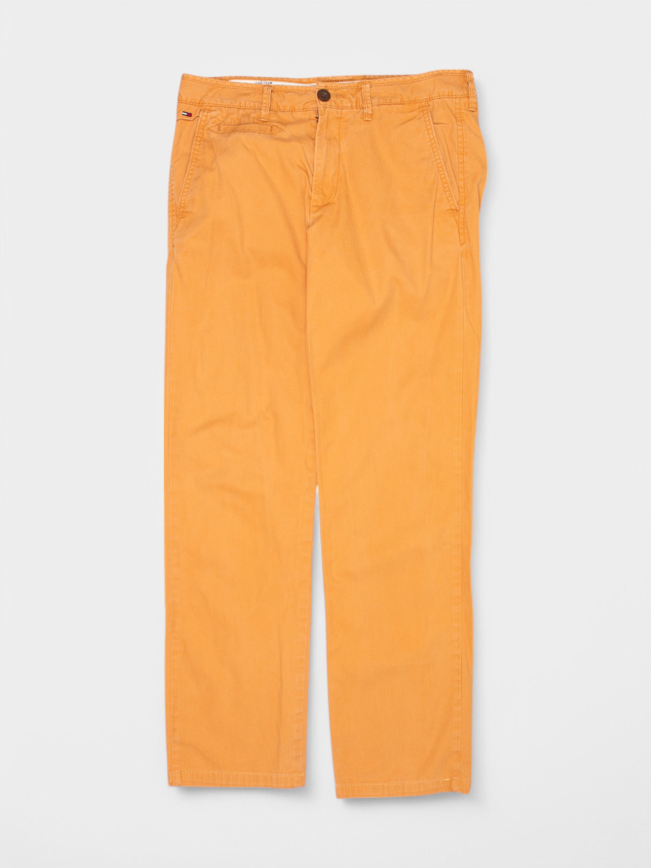 Modern Tommy Hilfiger Brown Cotton Chinos - The Thrift