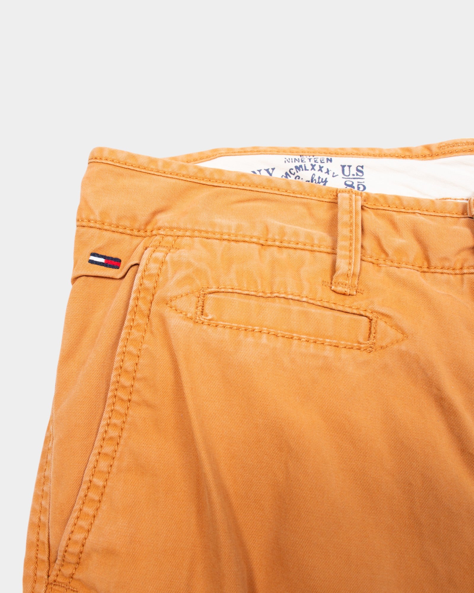 Modern Tommy Hilfiger Brown Cotton Chinos - The Thrift