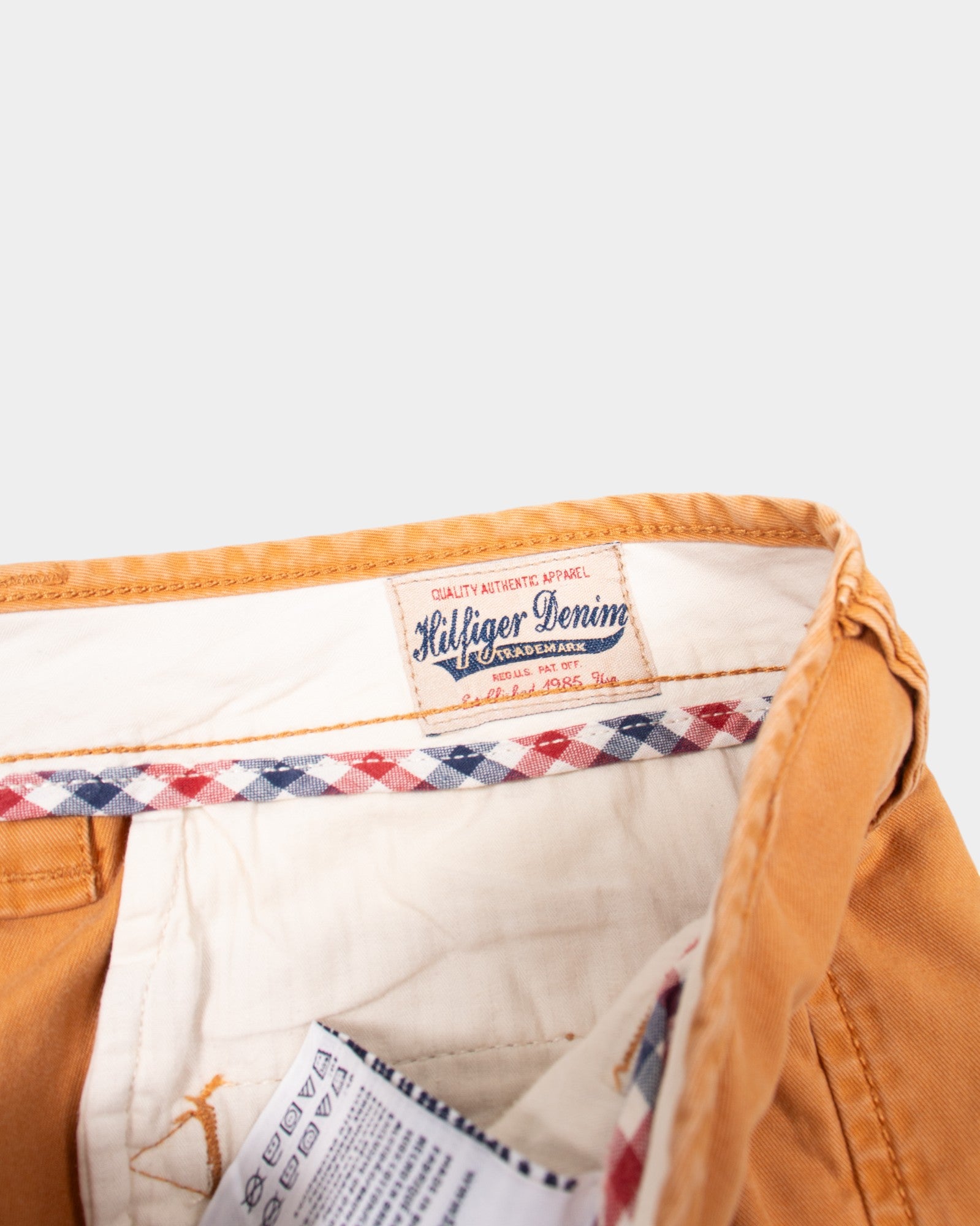 Modern Tommy Hilfiger Brown Cotton Chinos - The Thrift