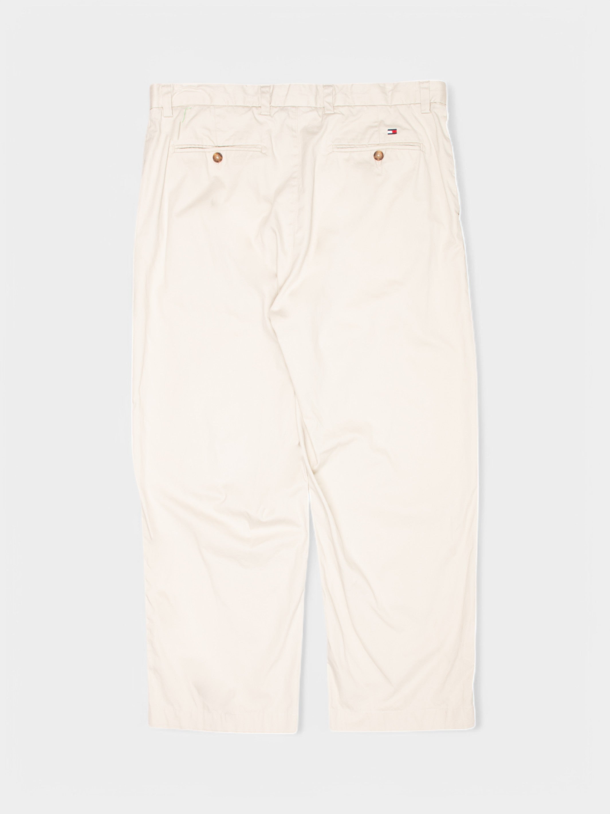 Modern Tommy Hilfiger Beige Cotton Chinos - The Thrift