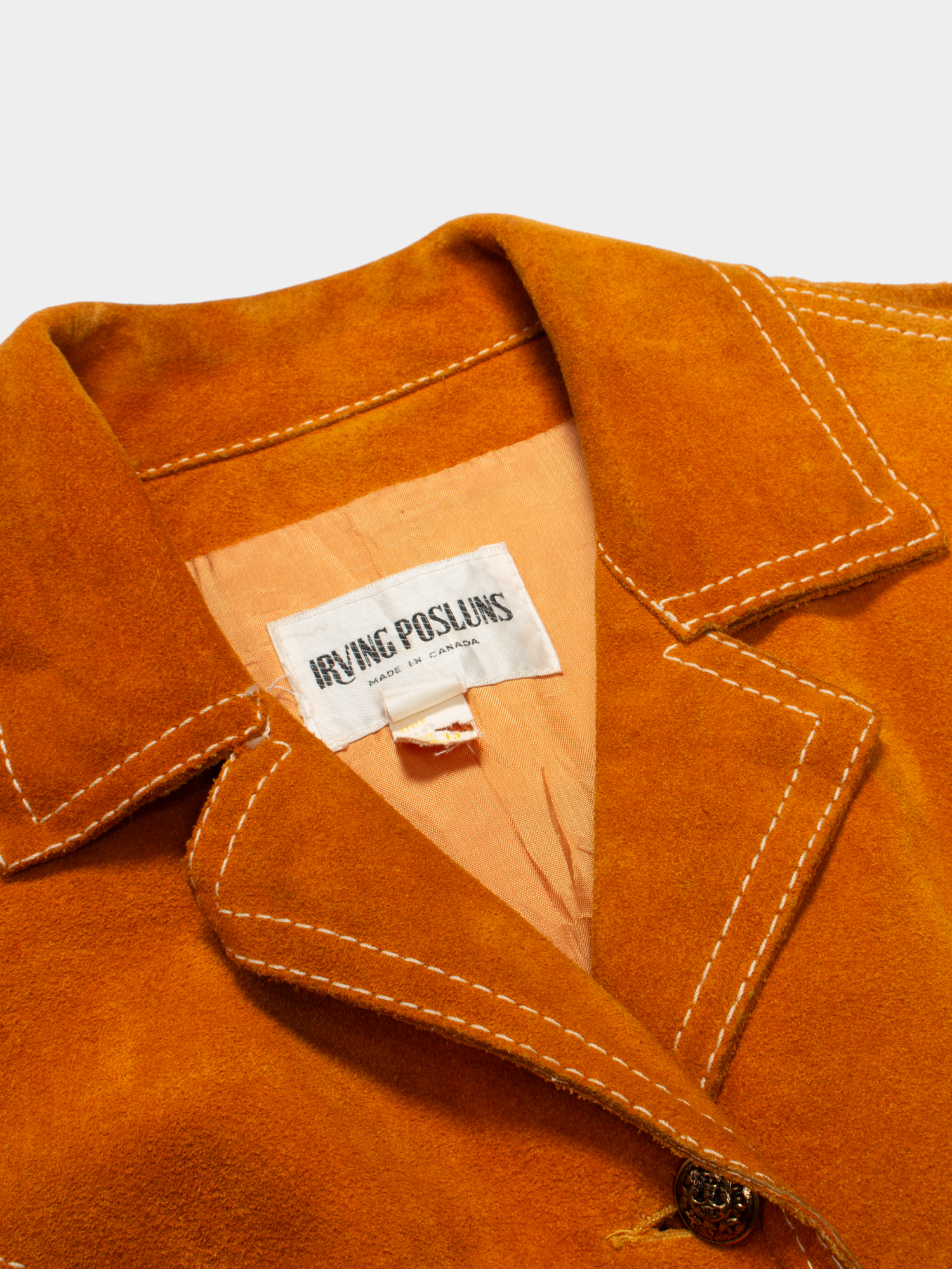 70s Irving Posuns Vintage Leather Jacket M - The Thrift