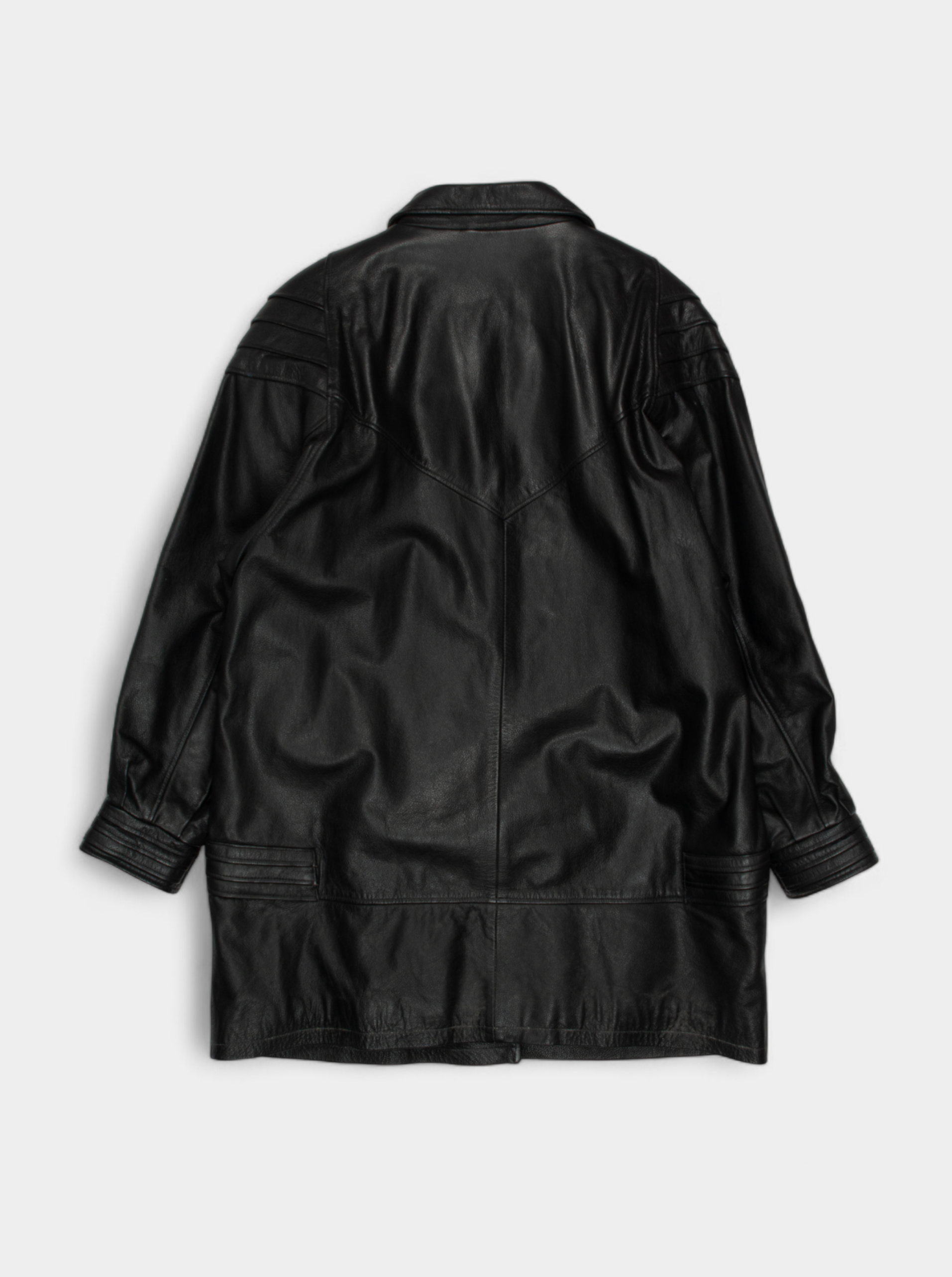 Vintage Leather Blazer Jacket 18 - The Thrift