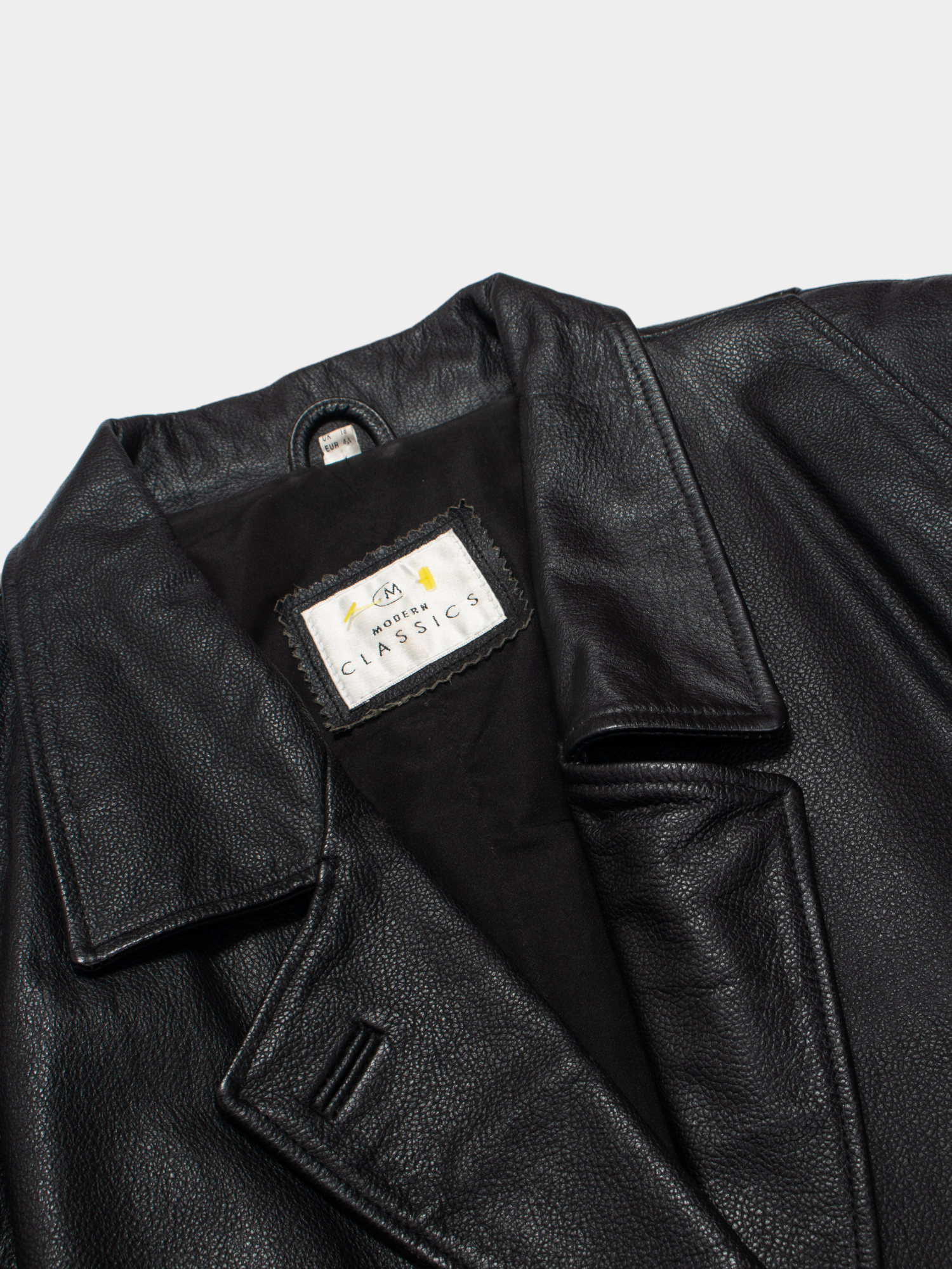 Vintage Leather Blazer Jacket 18 - The Thrift