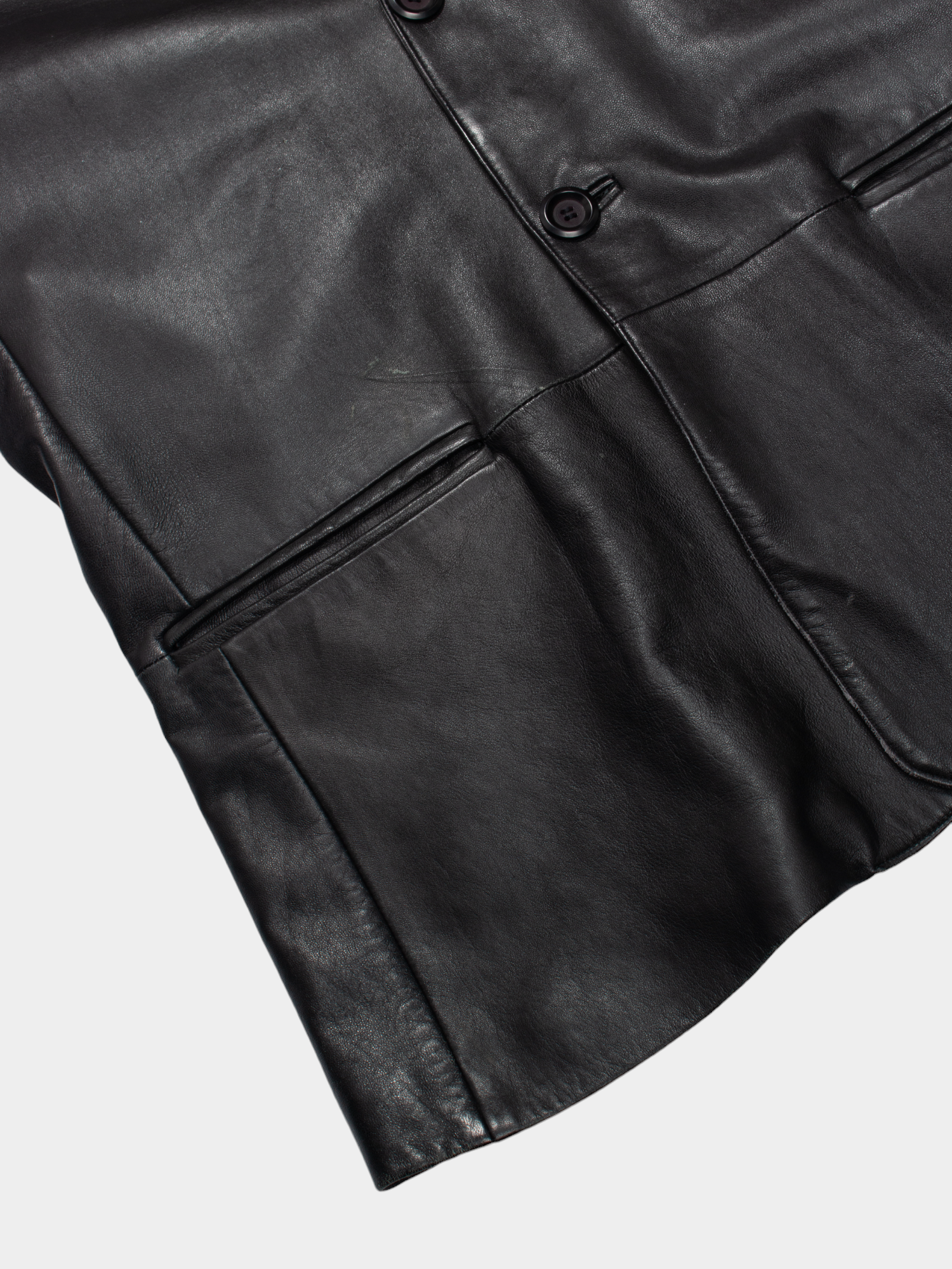 Vintage Tom English Leather Blazer Jacket L - The Thrift