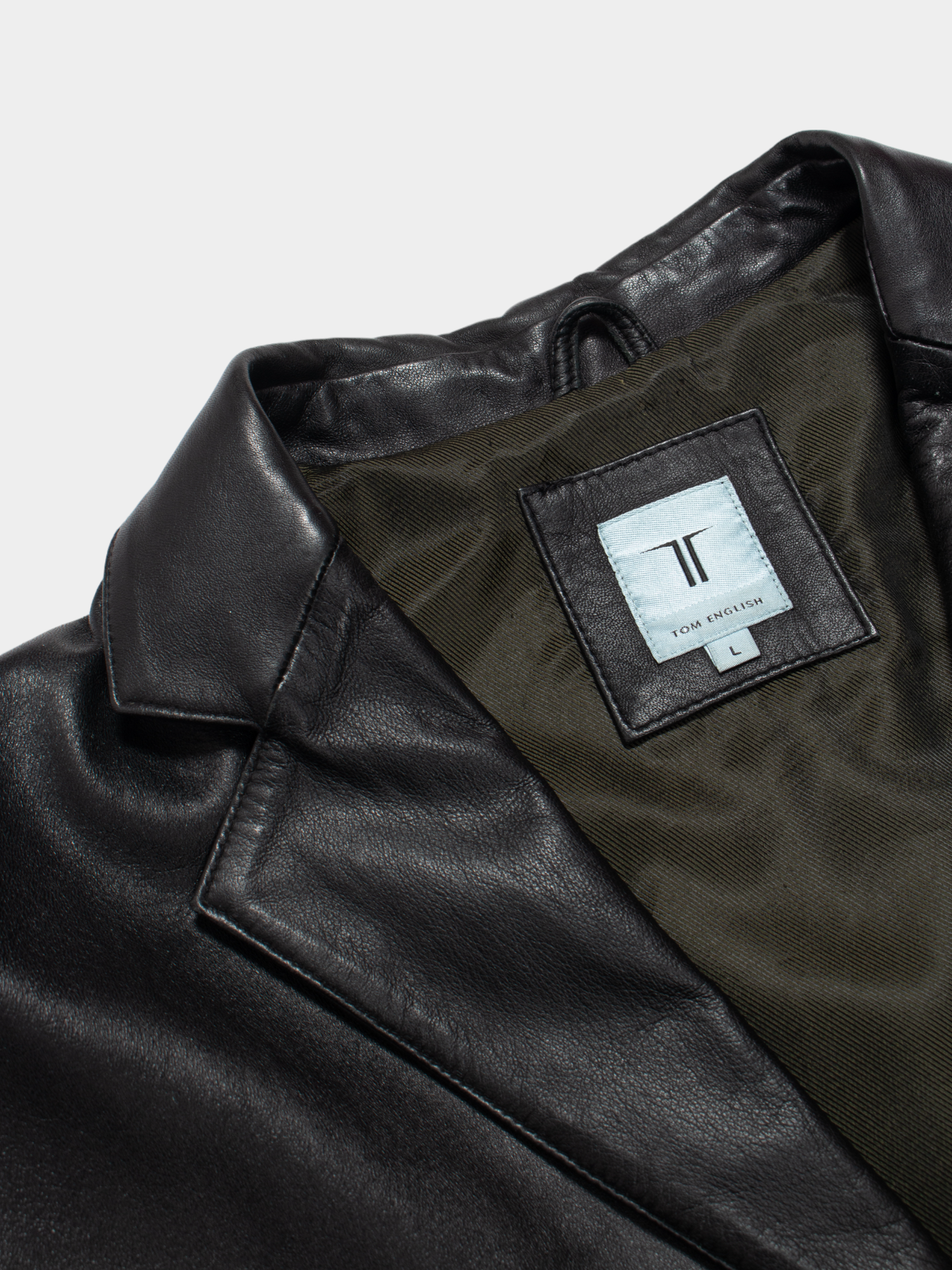 Vintage Tom English Leather Blazer Jacket L - The Thrift