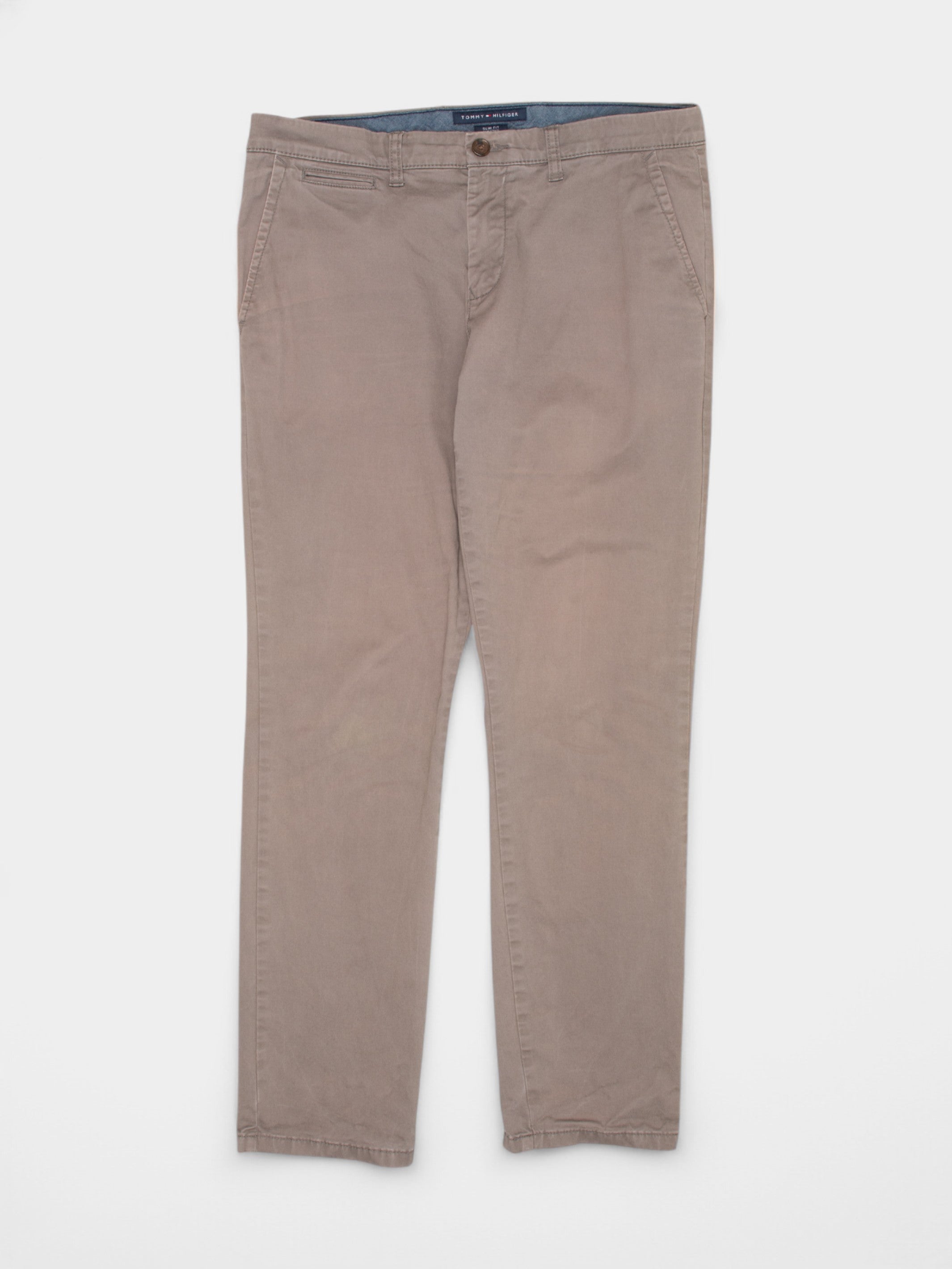 MEASURE Modern Tommy Hilfiger Grey Chinos - The Thrift