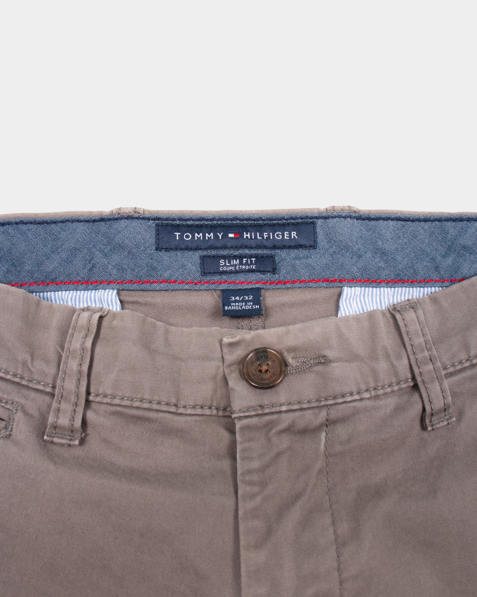 MEASURE Modern Tommy Hilfiger Grey Chinos - The Thrift