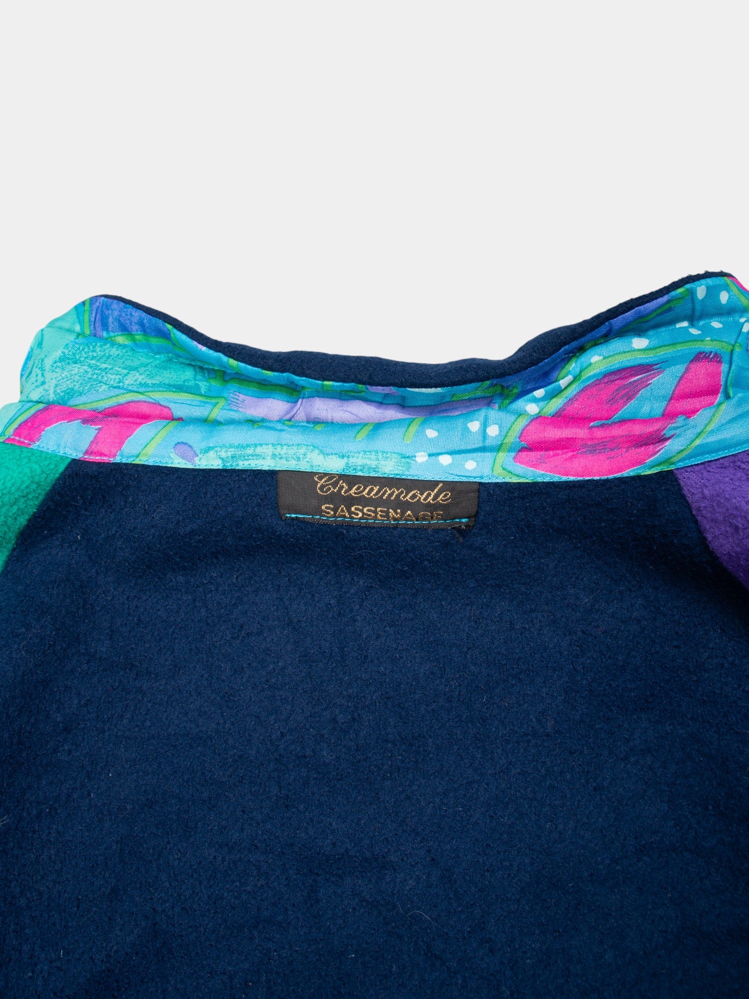 80s Abstract Fleece Jacket S - The Thrift