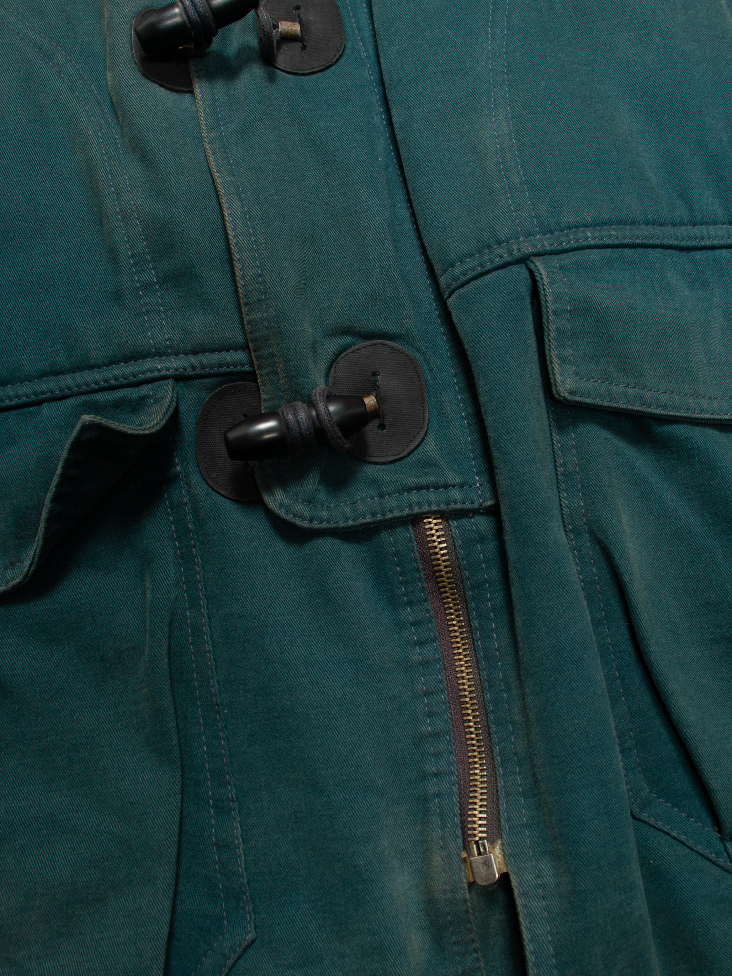 90s New Wear Green Puro Cotone 90s Sport Collection Jacket L - The Thrift