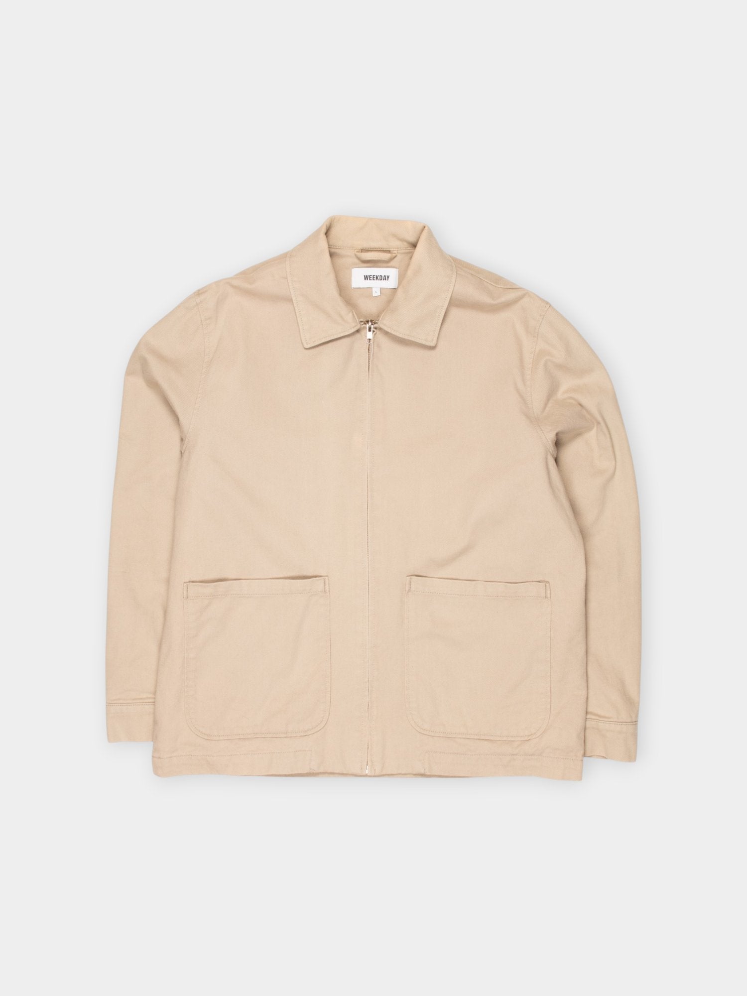 Modern Weekday Beige Jacket XL - The Thrift