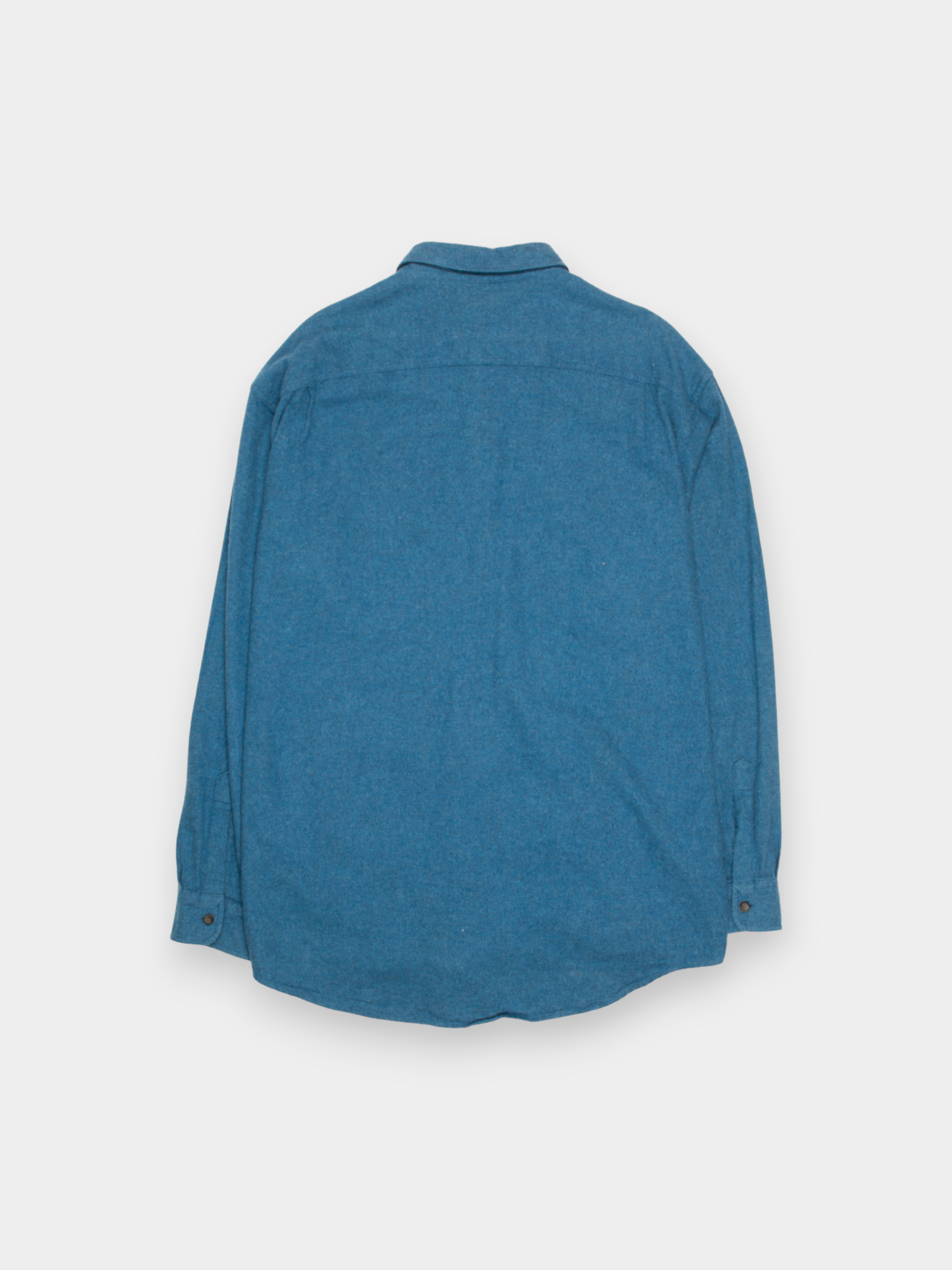 90s St Johns Bay Blue Chamois Cloth Shirt XL - The Thrift