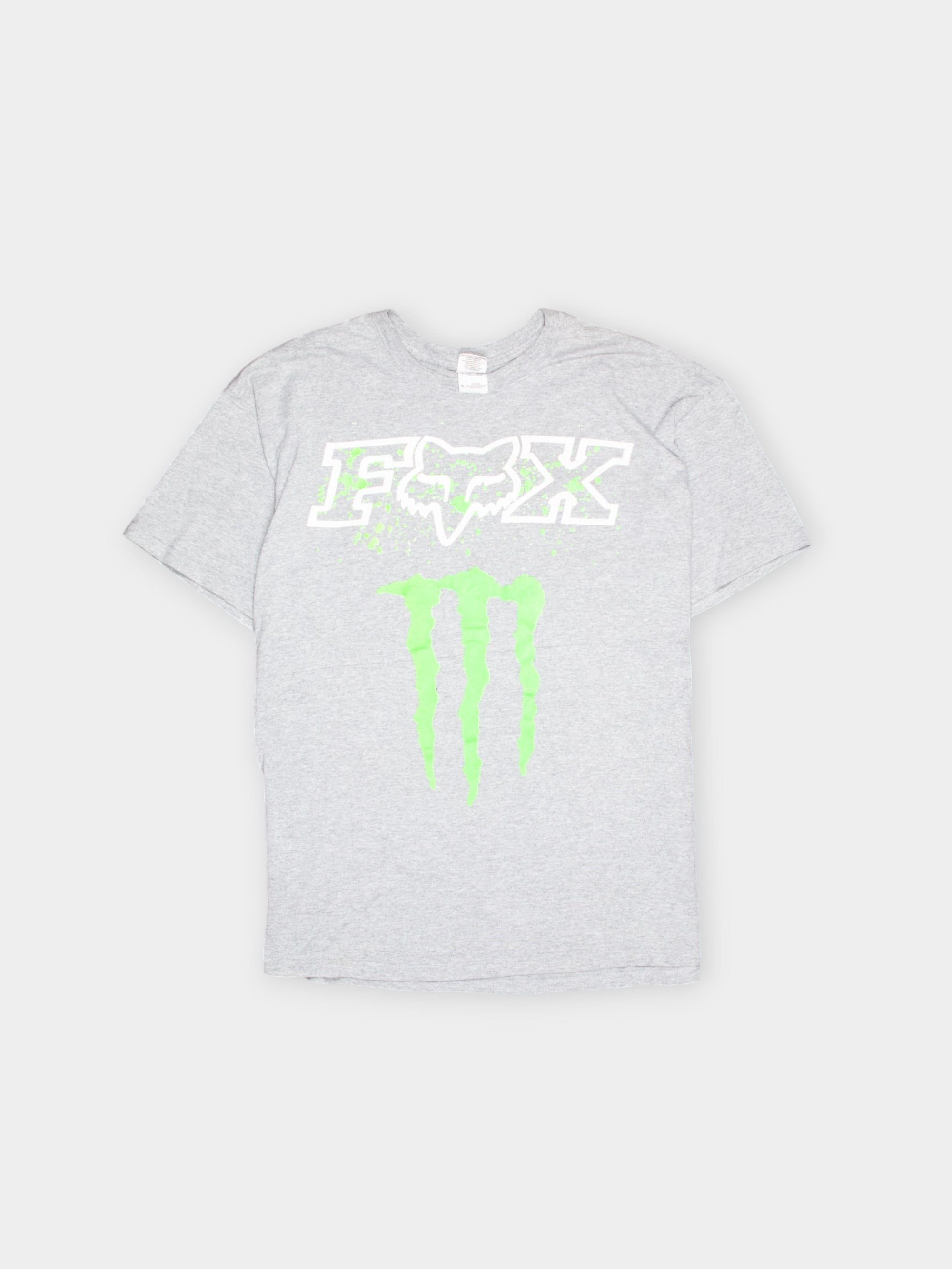 00s Fox Grey Graphic T-Shirt XL