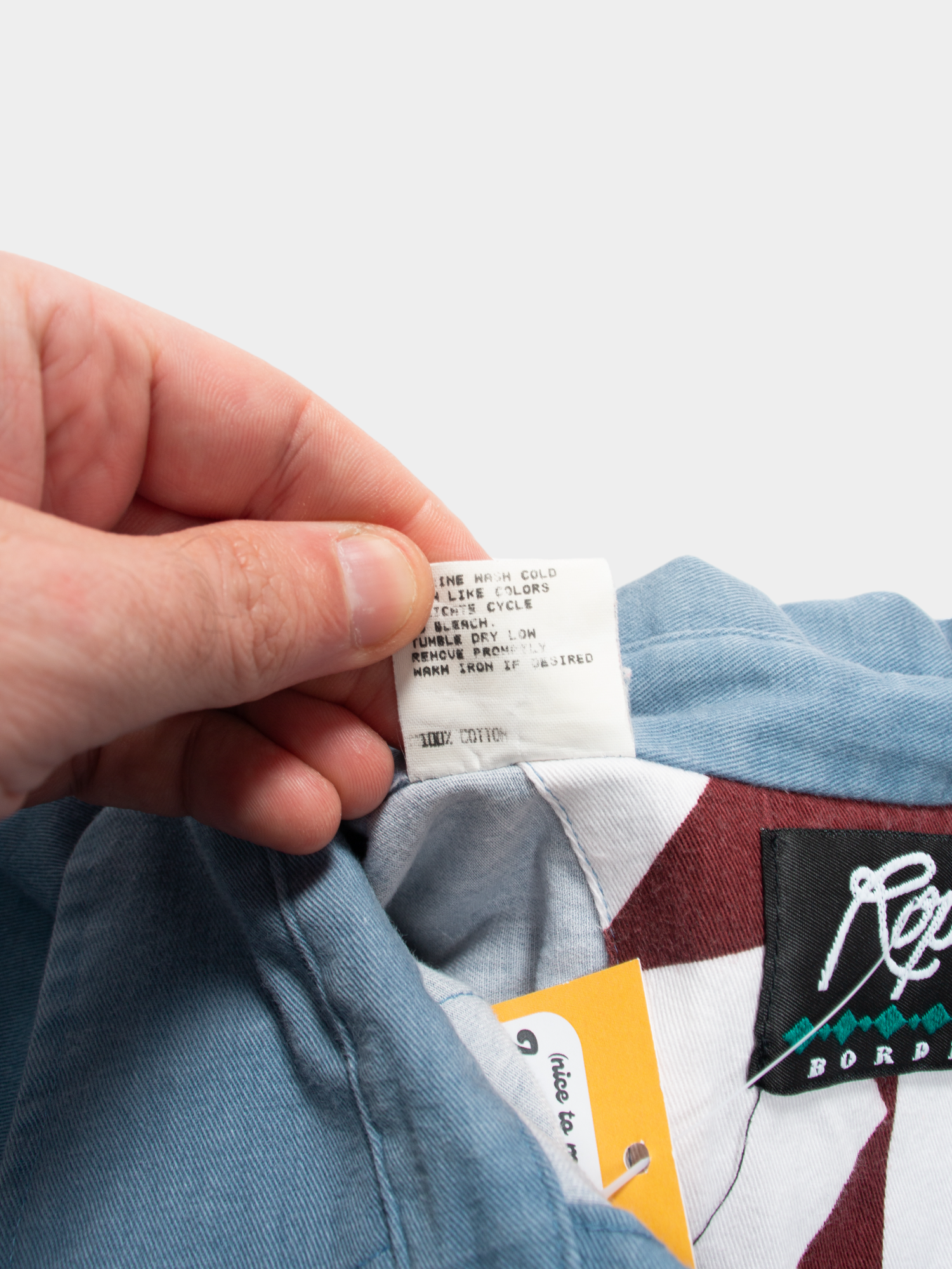 90s Roper Blue Cotton Western Shirt XXL - The Thrift