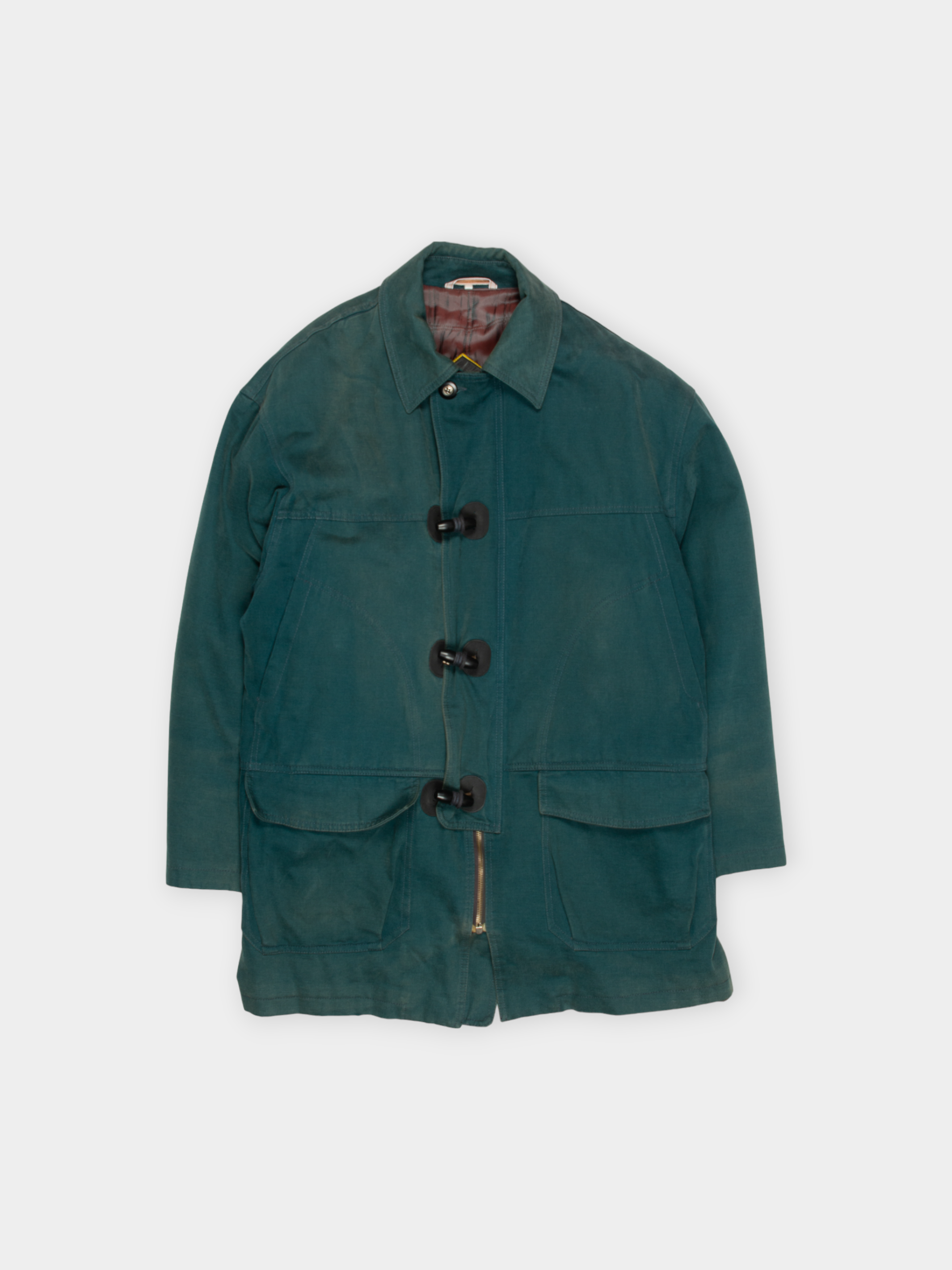 90s New Wear Green Puro Cotone 90s Sport Collection Jacket L - The Thrift