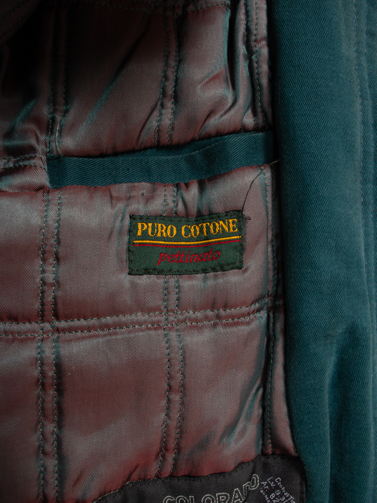 90s New Wear Green Puro Cotone 90s Sport Collection Jacket L - The Thrift