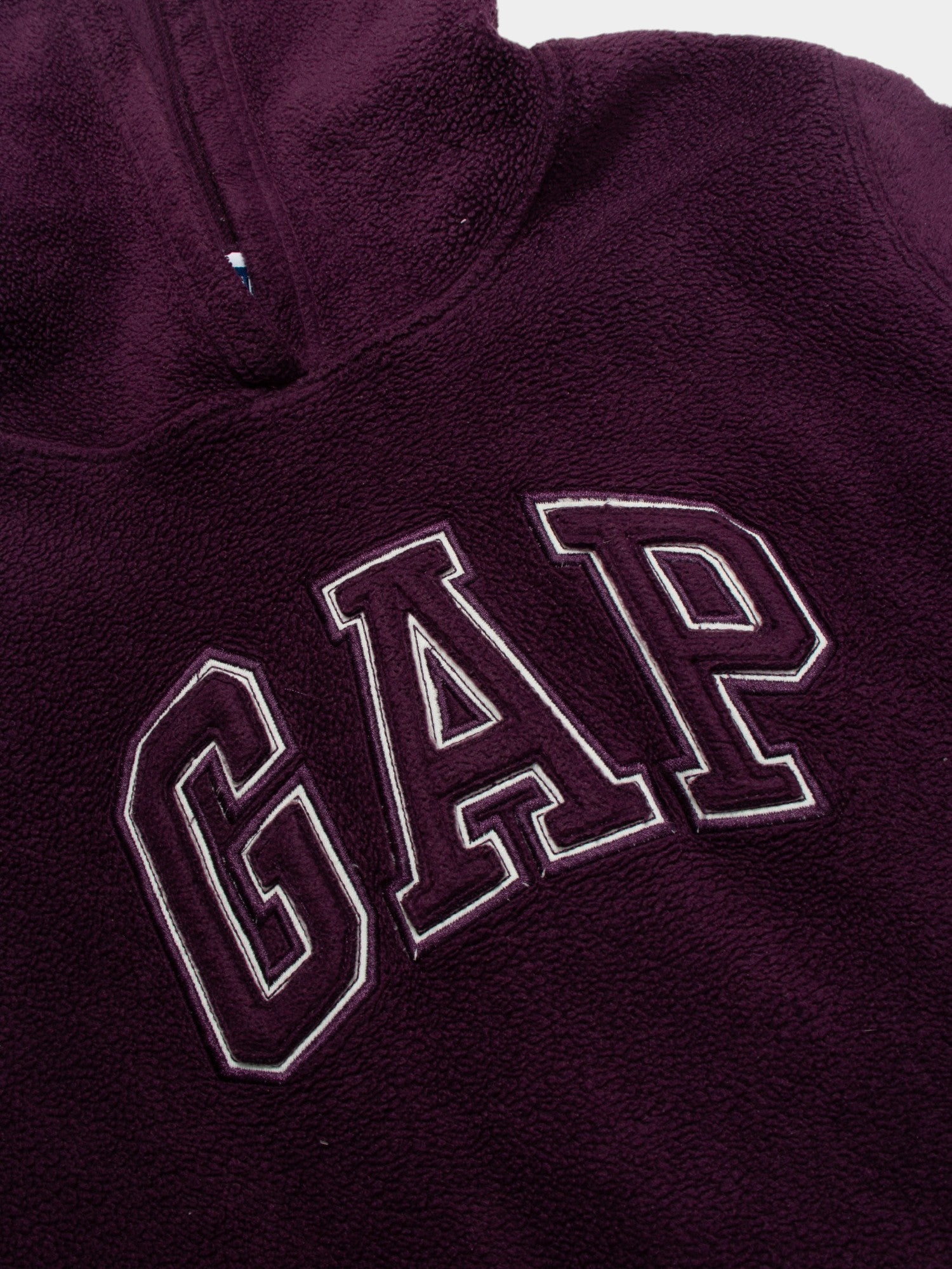 Modern GAP Purple Fleece Logo Hoodie L - The Thrift