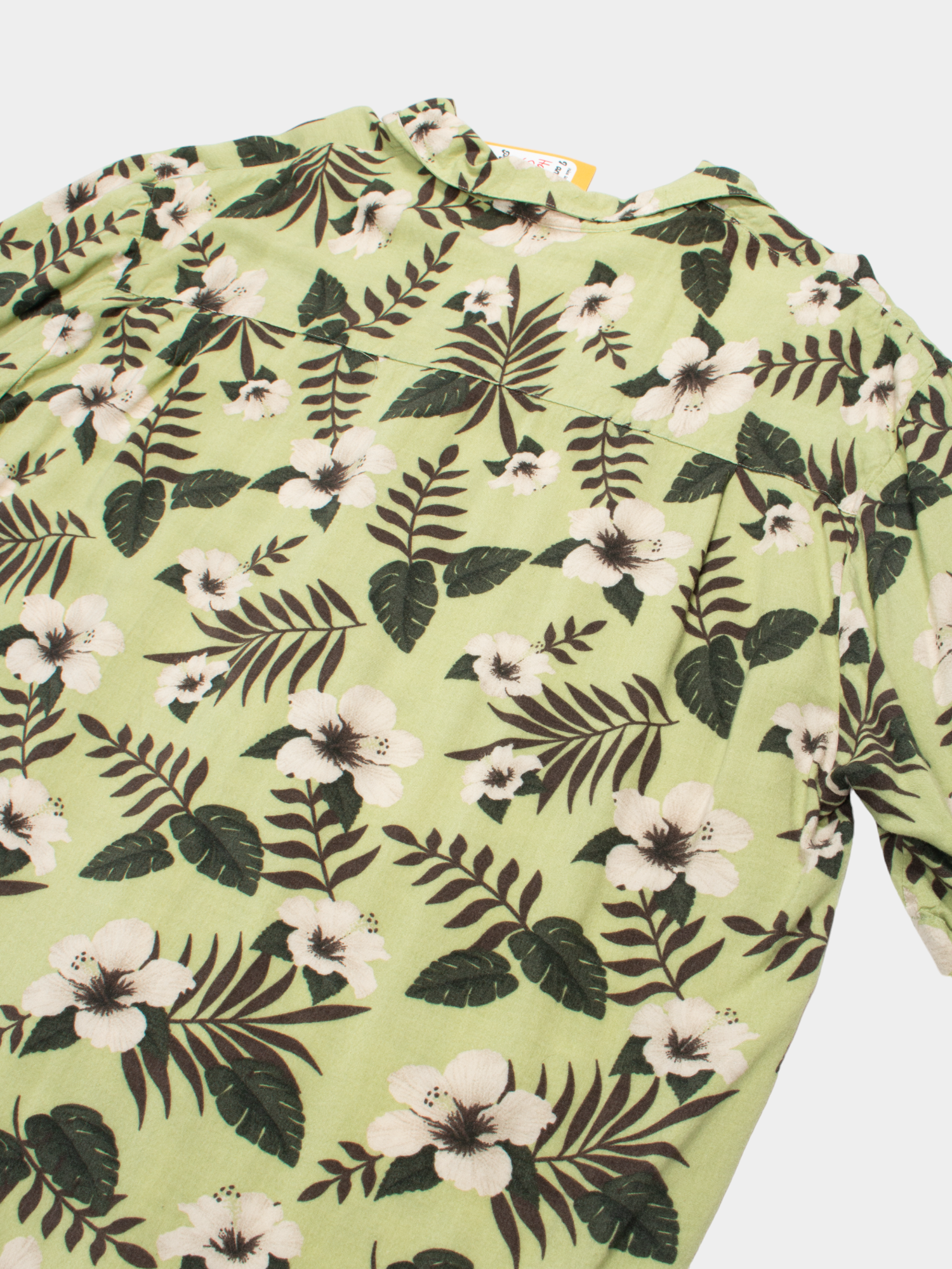 90s Puritan Green Floral Print Shirt L - The Thrift