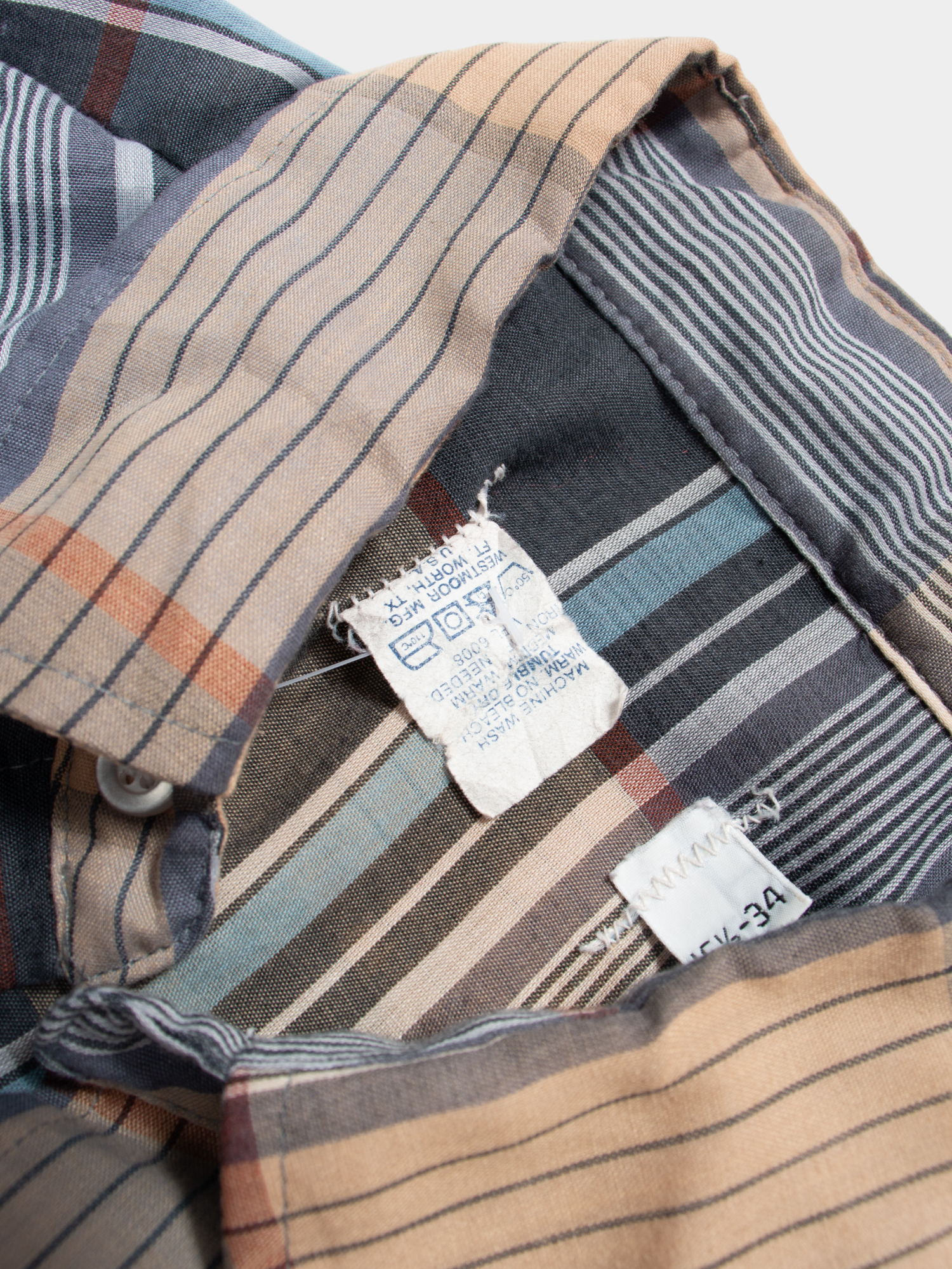 90s Unbranded Multi Plaid Western Shirt XL - The Thrift