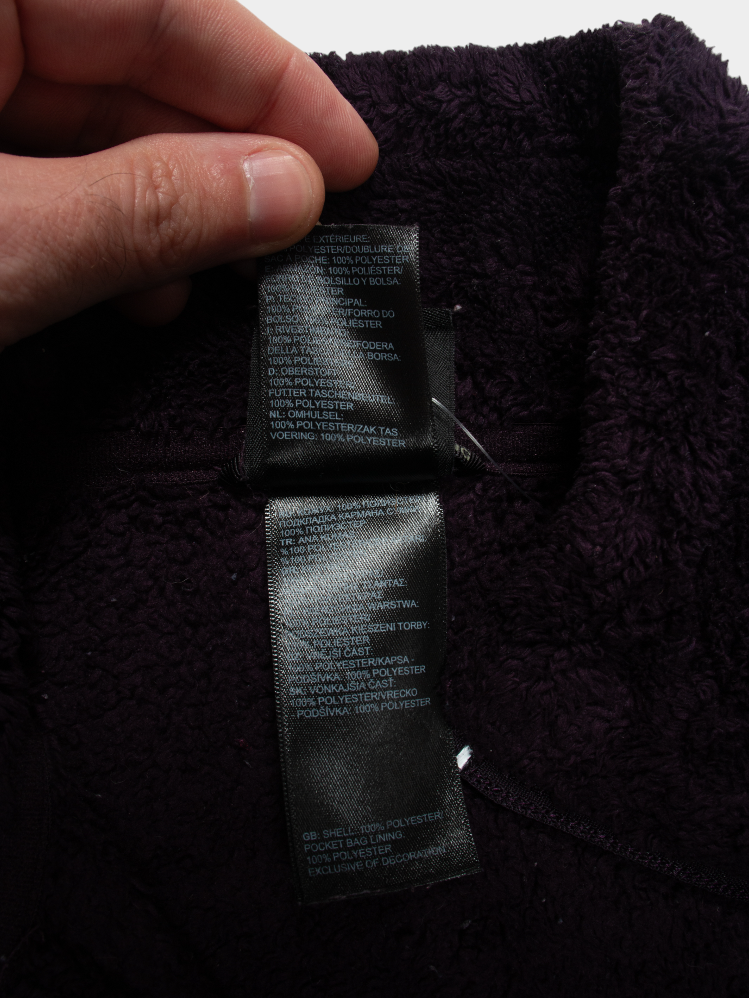 Modern The North Face Purple Fleece Jacket XS - The Thrift