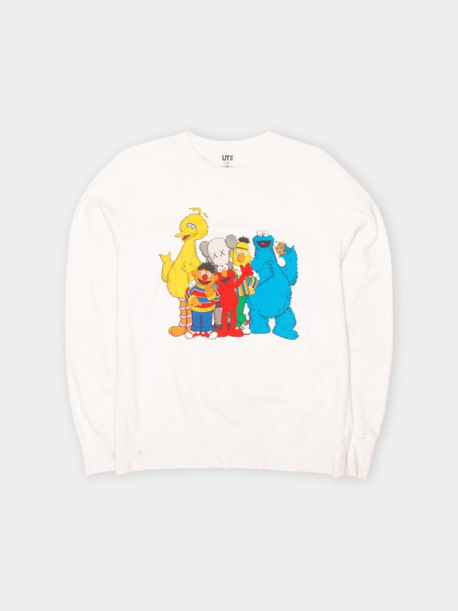 Modern Uniqlo KAWS Sesame Street Sweatshirt M - The Thrift