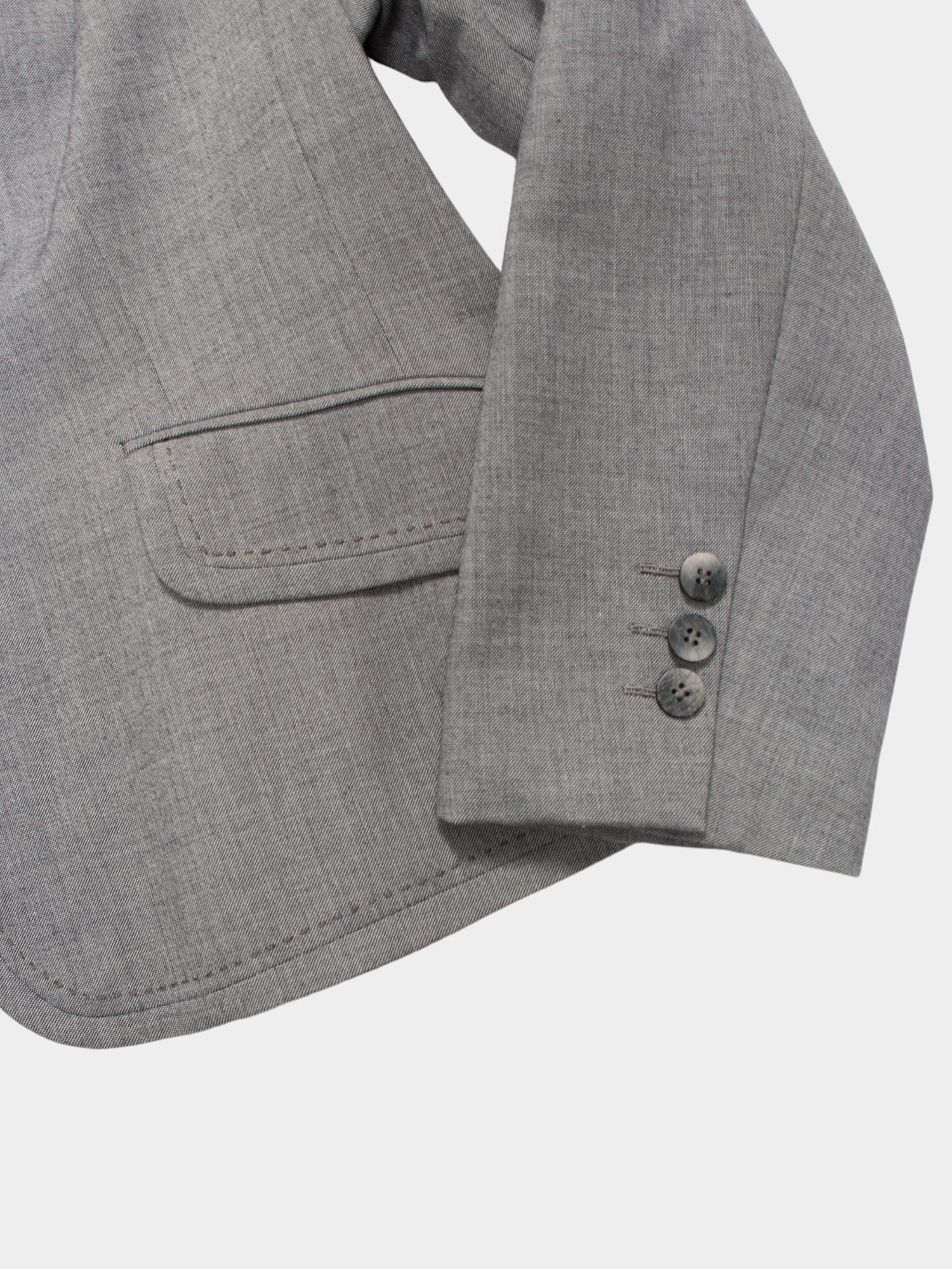 90s Marks & Spencer Grey Standard Fit Vintage Jacket XL - The Thrift